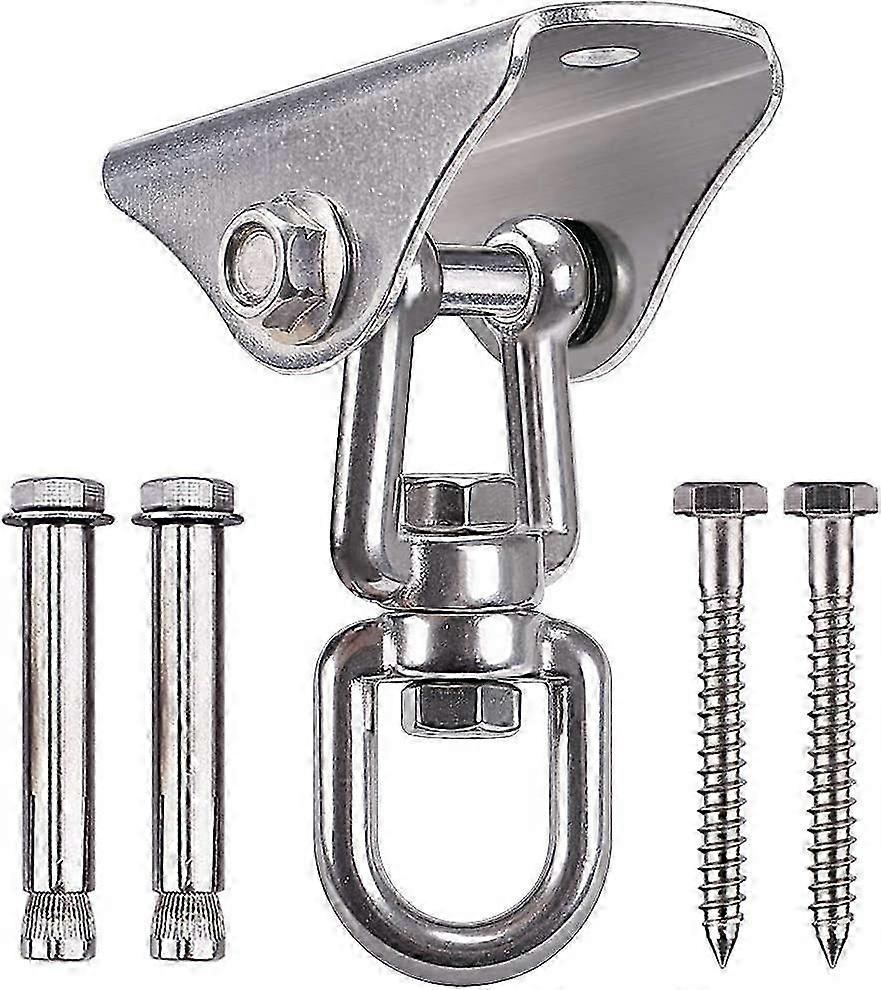 1000 lb Capacity 360 Swivel Swing Hangers, Heavy Duty Swing Hooks with 4 Screw for Concrete Ceiling