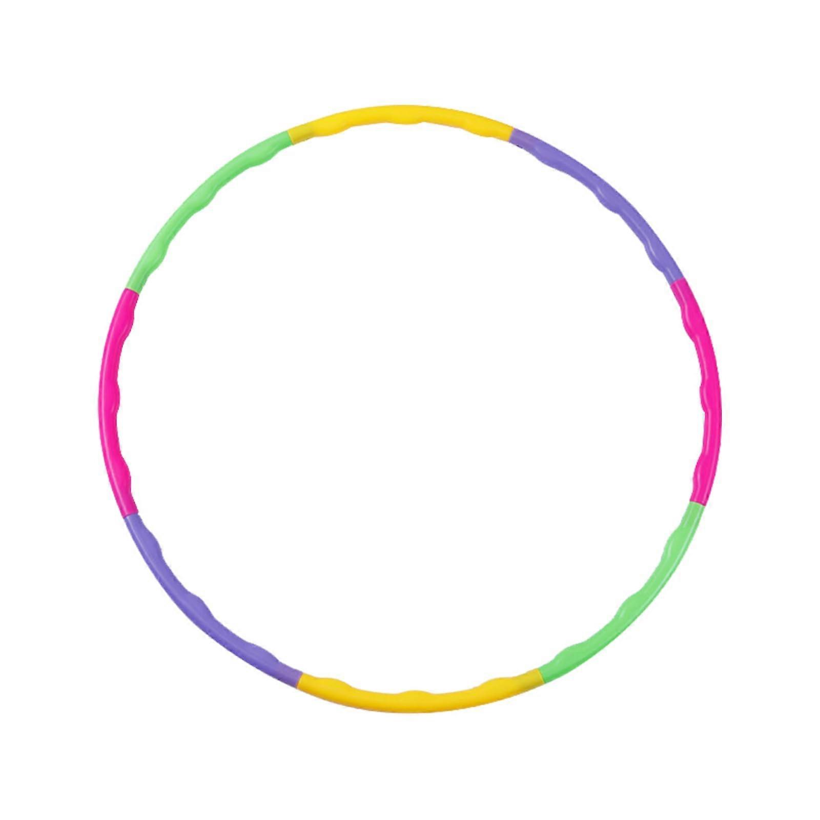 Hula Hoop For Children, 8-Section, Adjustable Weight, Wave Model, Coloured, Removable Fitness Gymnastics Circle Hoop