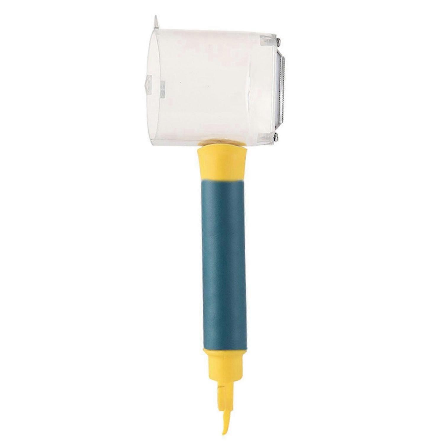 Storage Type Peeler with Triangular Hole Digger Lightweight Manual Peeling Tool for Home Kitchen