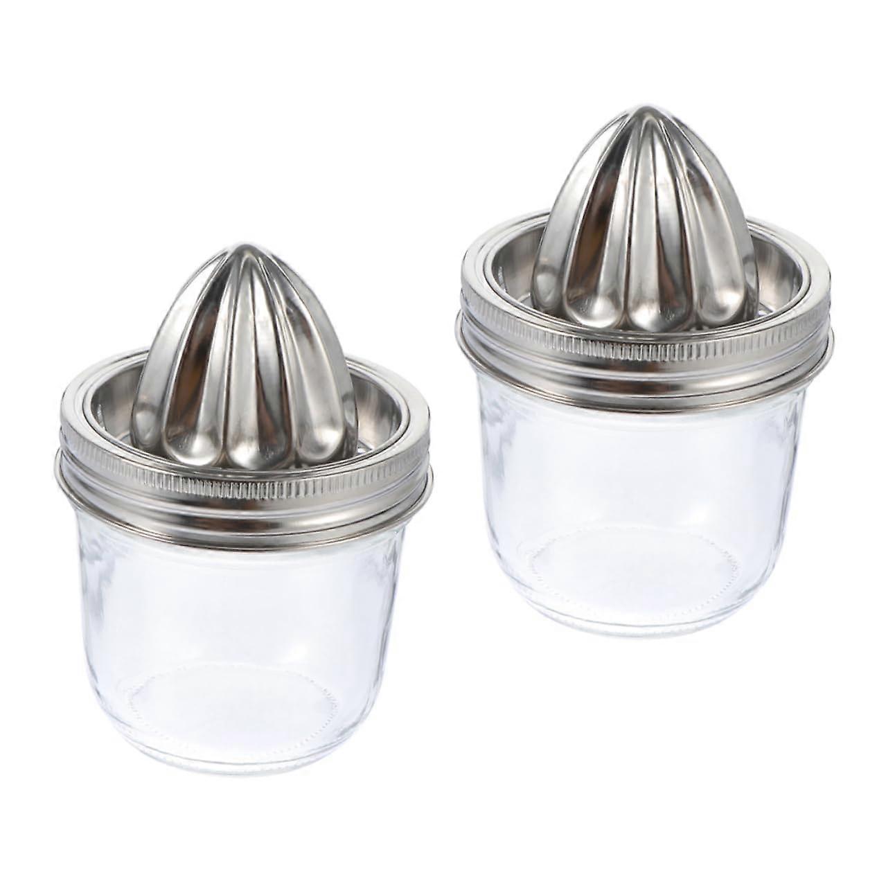 Jaricer Juicer for Oranges, Citrus Juicers, Stainless Steel, Pack of 2