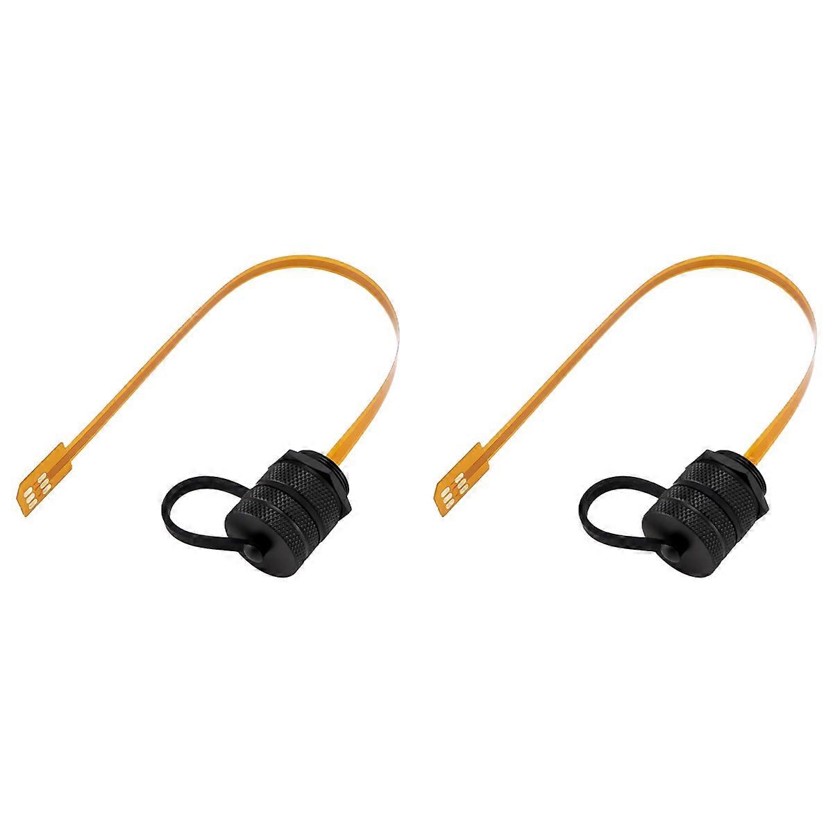 2X Micro-SIM Extension Cable IP67 Micro-Sim Panel Mount Extension Cable for Cabinet Chassis Case Fra