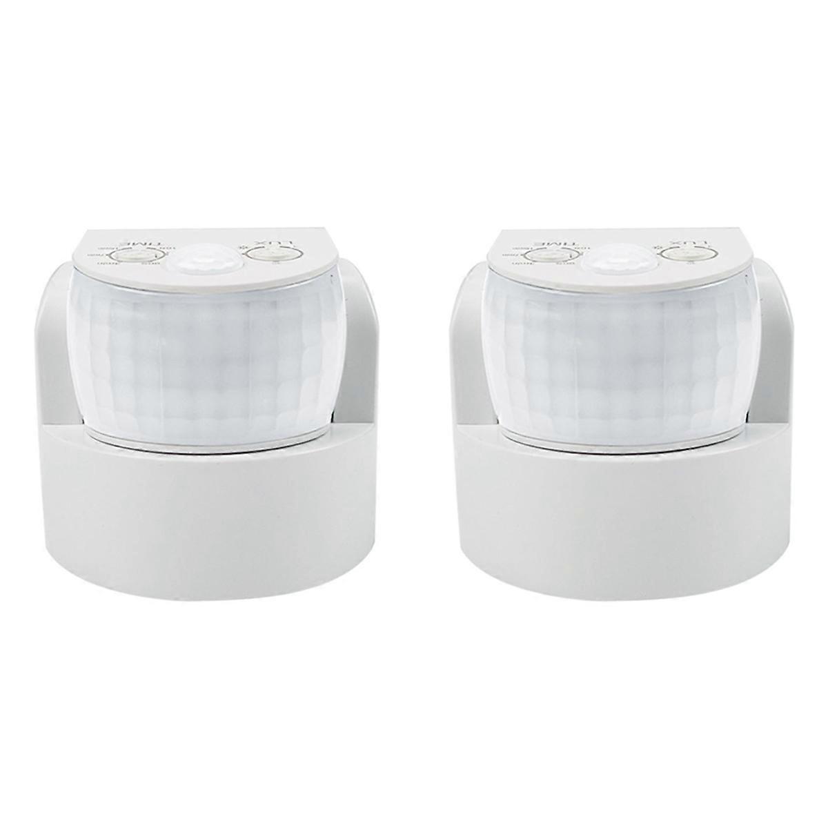 Double Infrared Probe Motion Sensor IP65 AC 220V-240V White