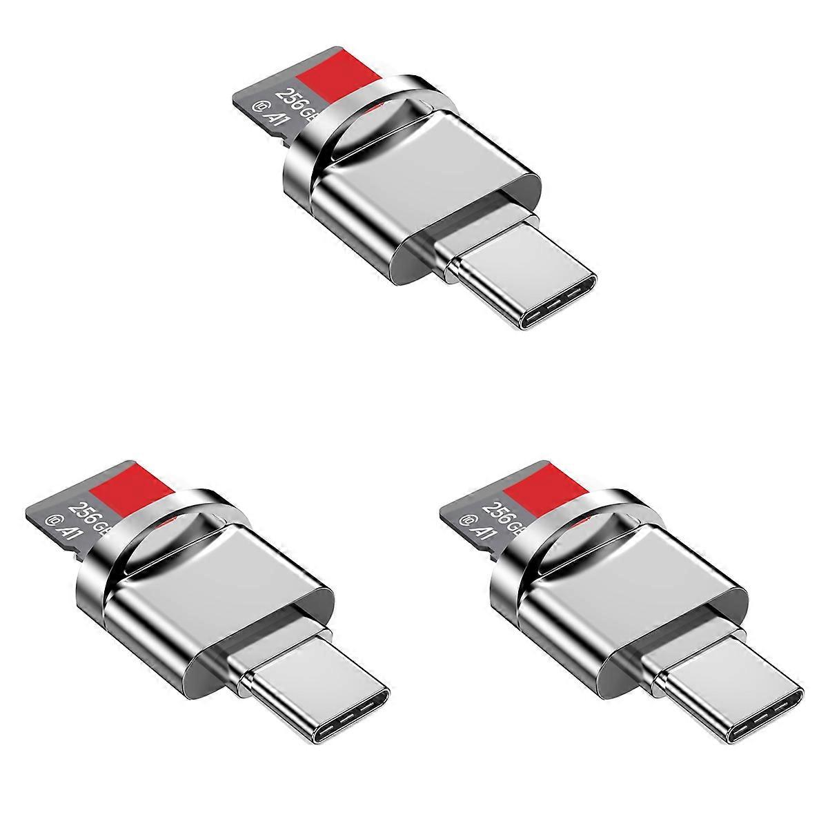 Micro-SD Card Reader Adapter, USB Type C to Micro-SD/TF Card Reader Micro-SD Card Adapter for Type-C