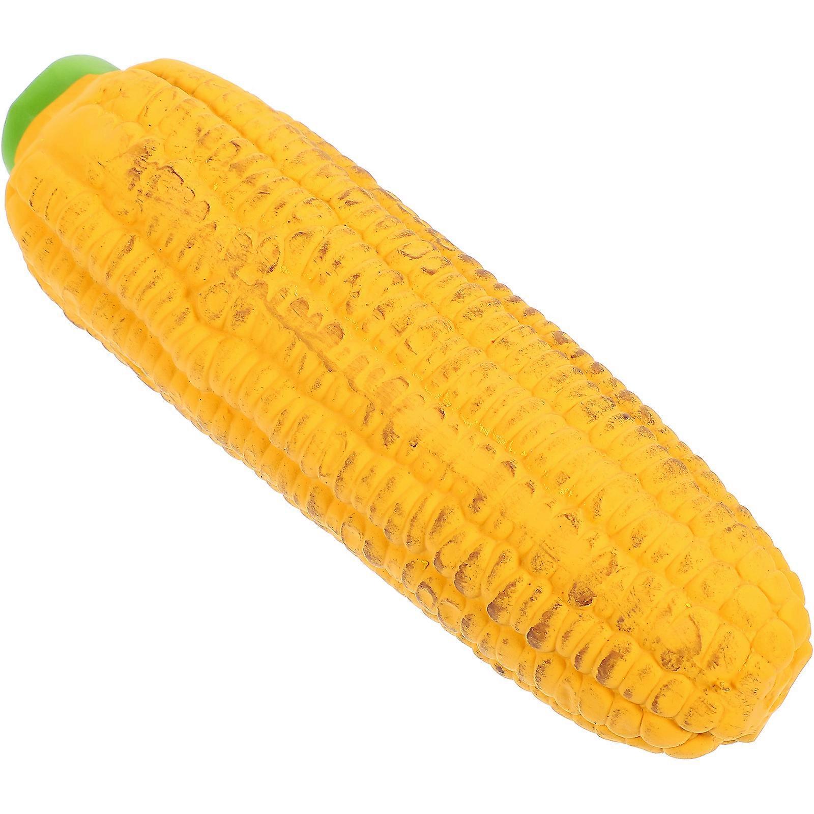 子犬を噛むおもちゃペットきしむおもちゃ焼きトウモロコシの形犬の噛み付きおもちゃ子犬の歯クリーニングおもちゃラテックス犬臼歯玩具トレーニングセッション1パック
