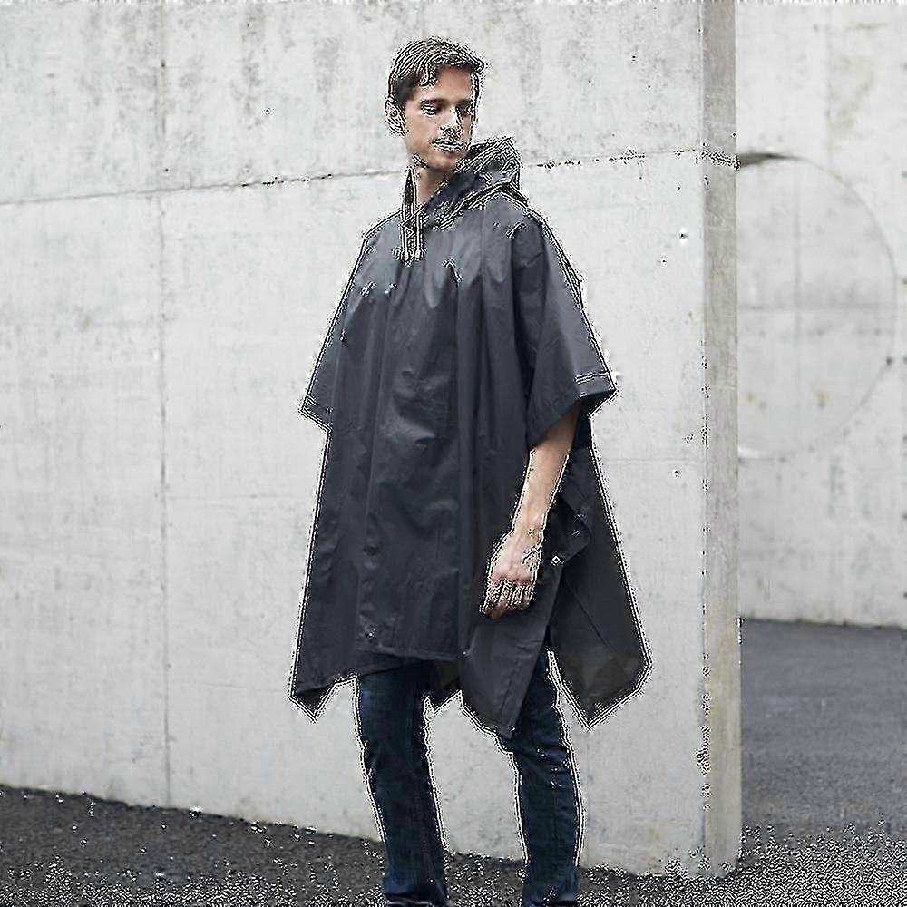 2025 Regenponchos für Frauen und Männer (2er-Pack) mit Kordelzugkapuze für Erwachsene
