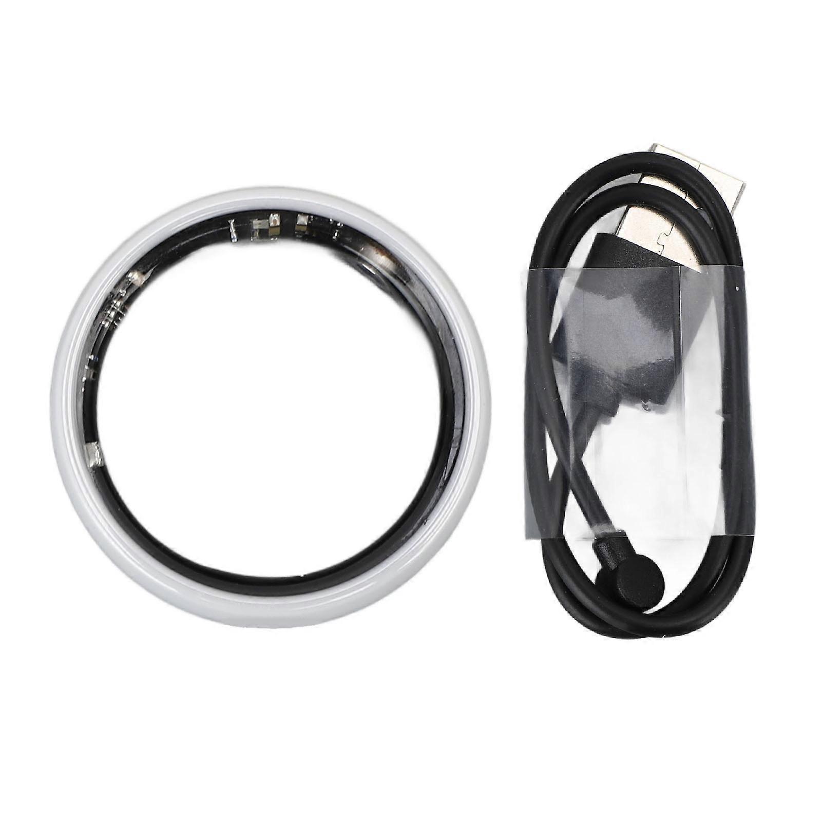 Smart Ring NFC Access Control Fitness Activity Ring 10 Lightweight Waterproof Magnetic Charging Ceramic Multi Sport Modes