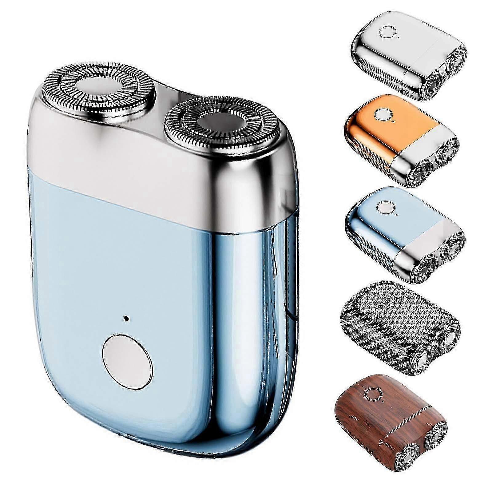 Waterproof Portable Mini Usb Rechargeable Cordless Electric Rotary Men's Shaver