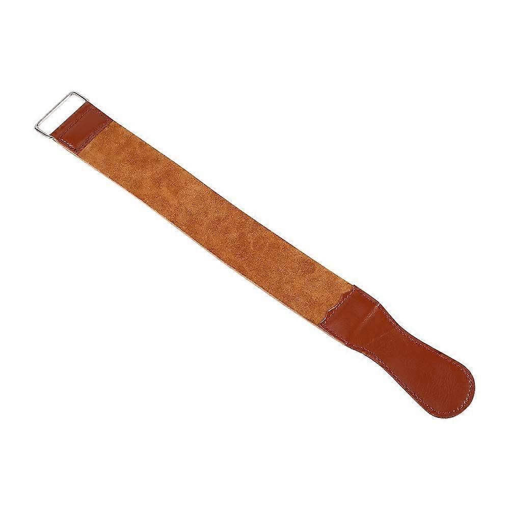 Barber Folding Knife Shave Sharpener Belt Leather Shaving Strop For Straight Razors, Handmade Leather