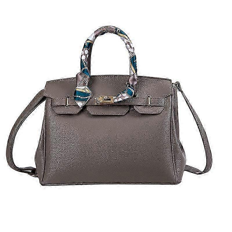 Lychee Print Handbag, Platinum Diagonal Crossbody Bag, Suitable for 2024