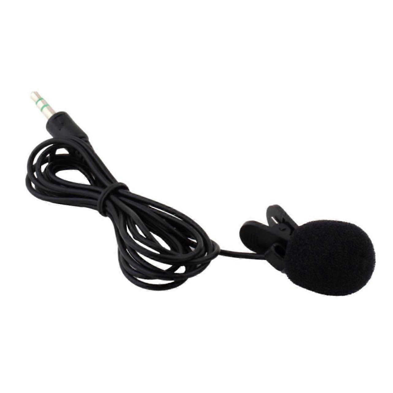 30Hz Mini Lavalier Microphone with Clip for Smartphone and PC, Portable Lapel Mic for Interviews, Video Calls, and Podcasts
