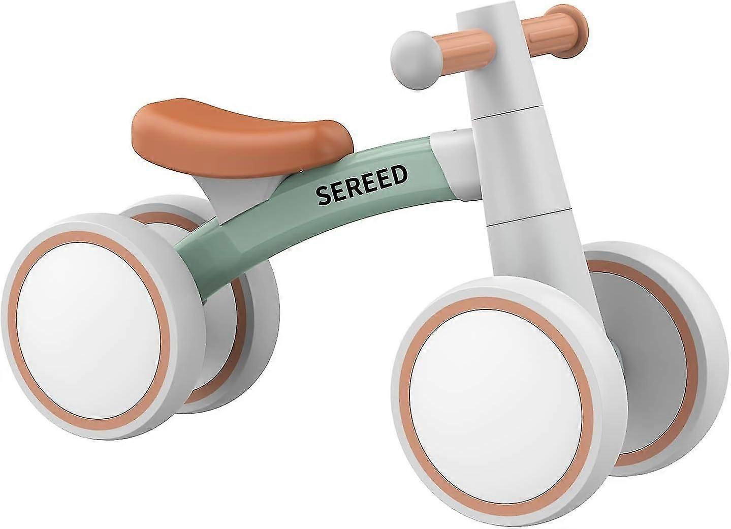 Baby Balanscykel för 1 år gamla pojkar flickor 12-24 månader Springcykel för småbarn 4 hjul Småbarn 0619