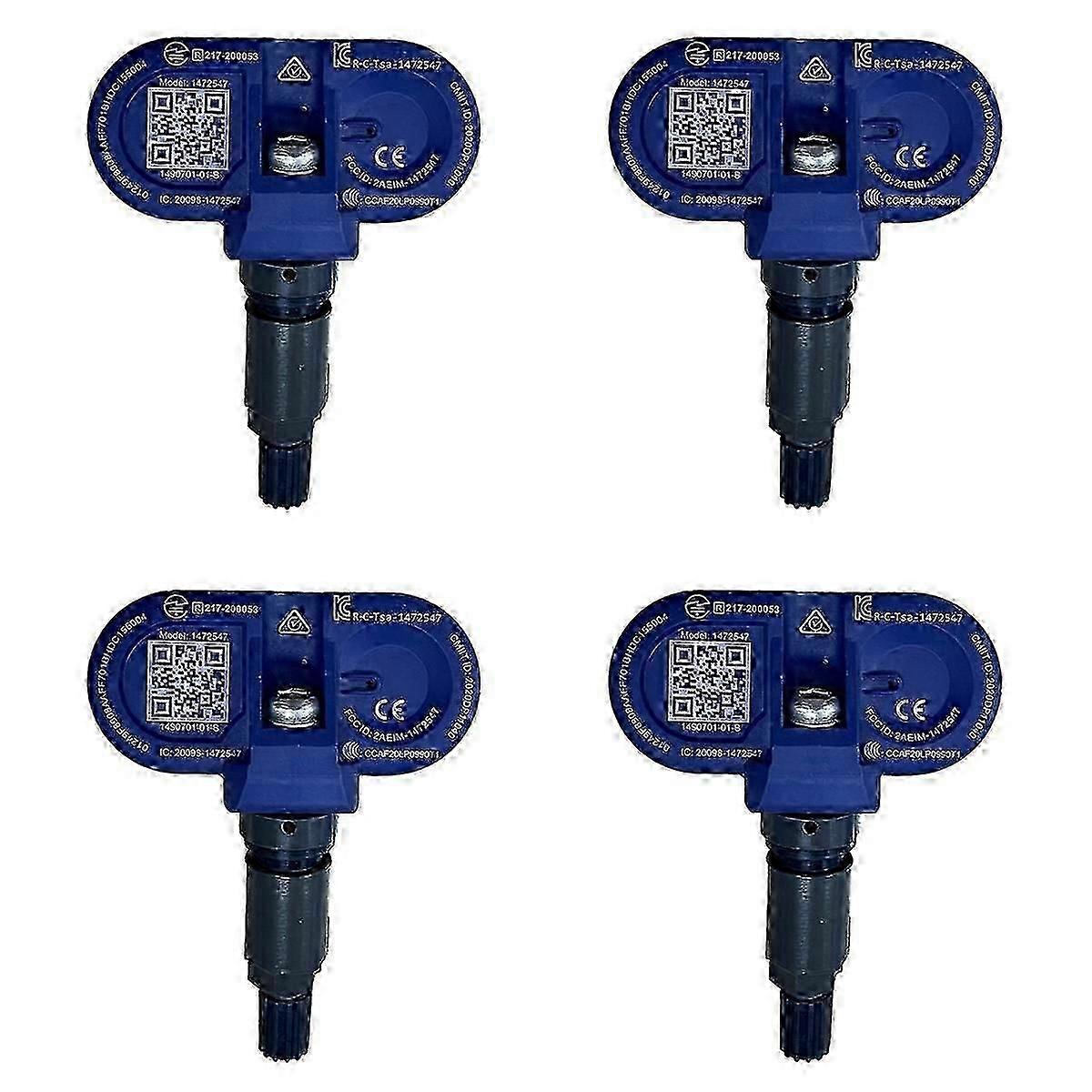 4Pcs 1490701-01-B TPMS Pressure Sensors for Y X S 2020-2023 Bluetooth Tire Pressure Monitor 1490750