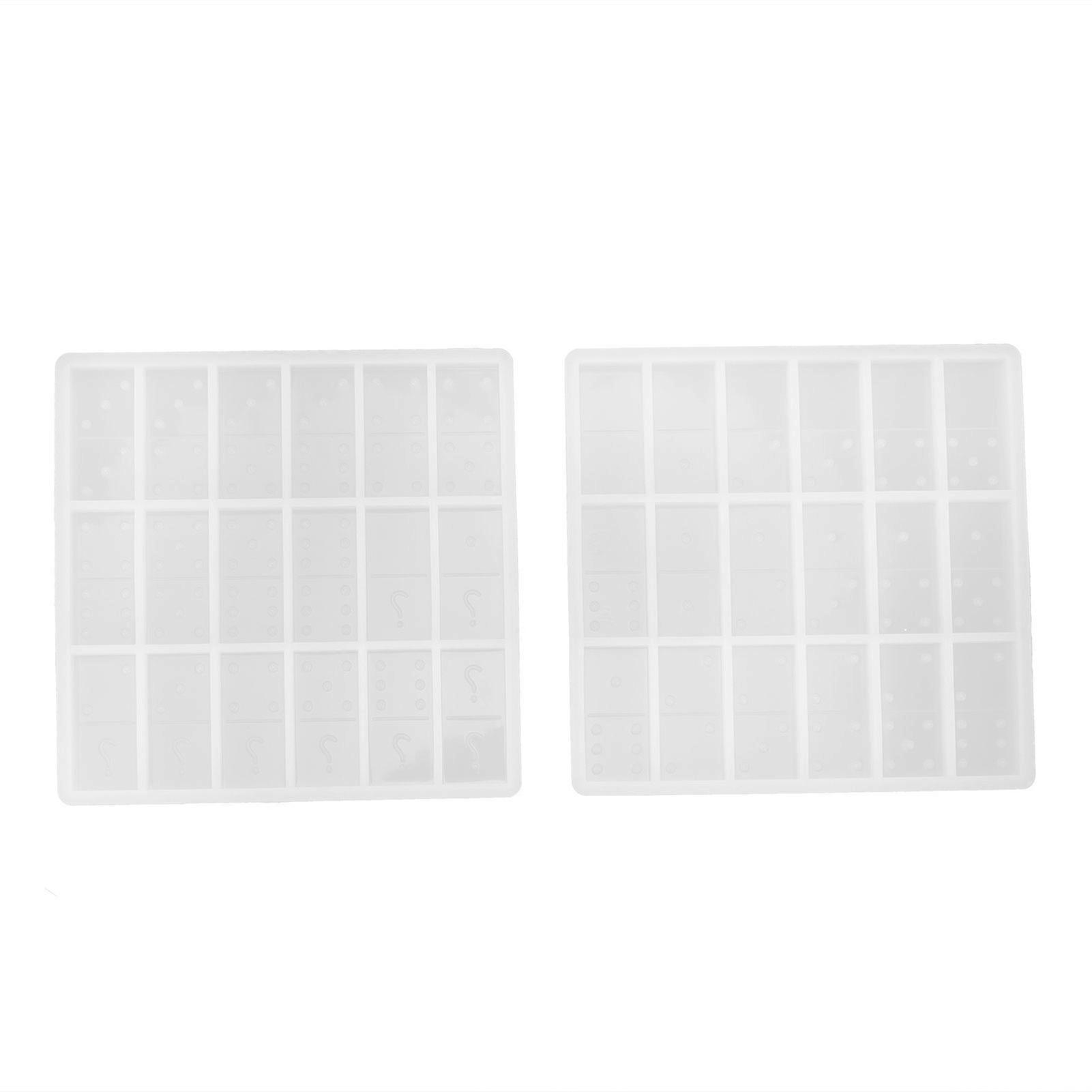 2025 Seneste model silikoneform Domino harpiks støbeforme spejl håndlavet