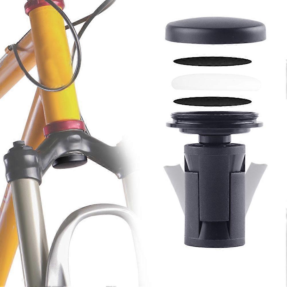 Black (A) $ Bicycle suitable for airtag anti-theft front fork downtube bracket protective shell mountain bike front fork expansion locking bracket