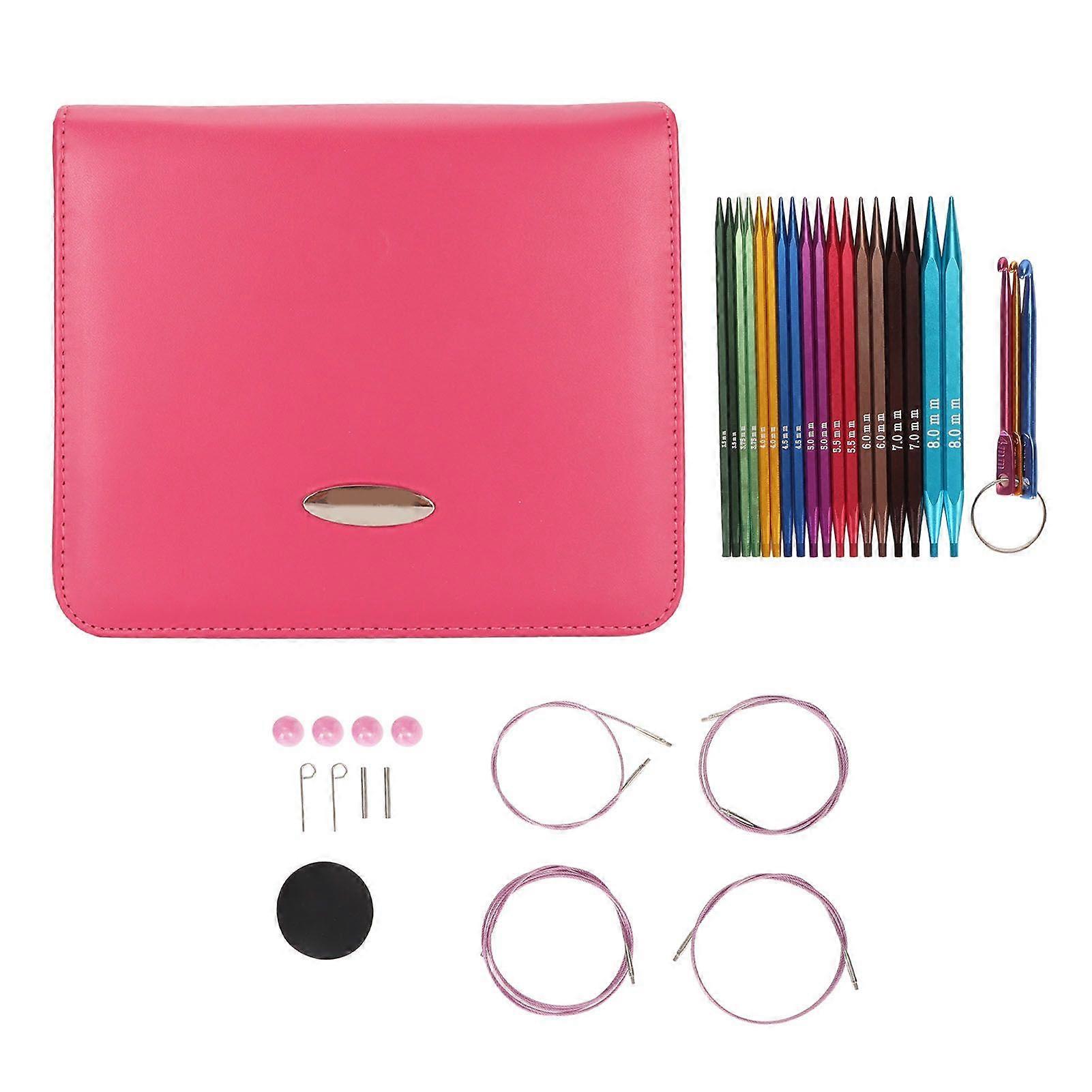 2025 Latest Model  9 Pairs Interchangeable Circular Knitting Needles Set