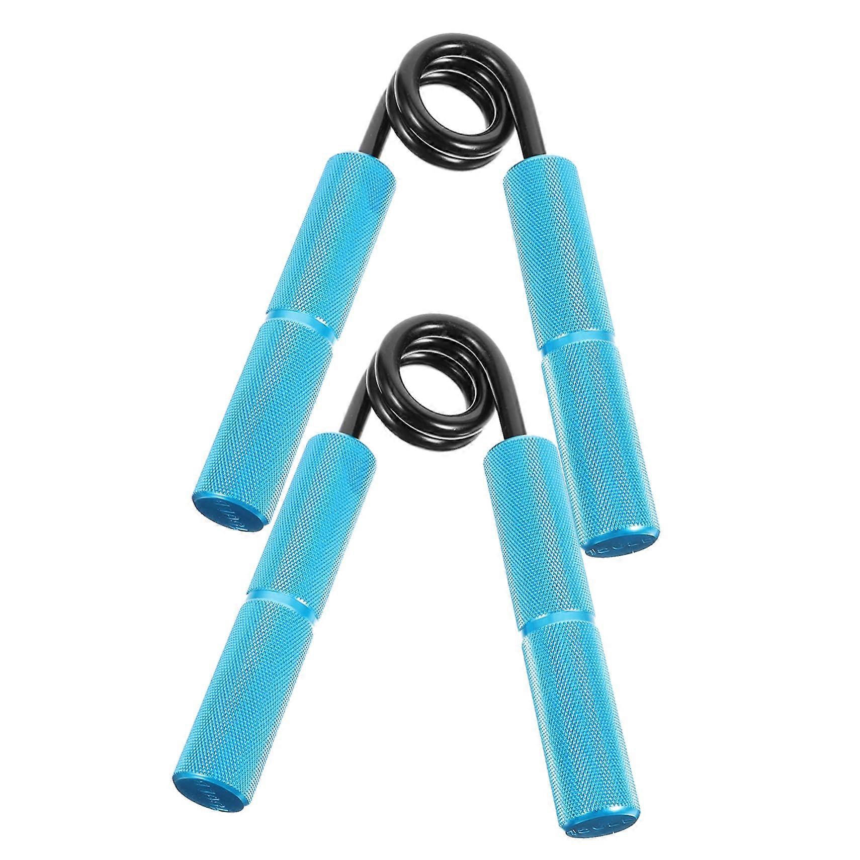 Arm Wrist Training Device Fitness Gripper for Stronger Hands and Fingers for Strength Training and Rehabilitation Load with Grooves, Pack of 2