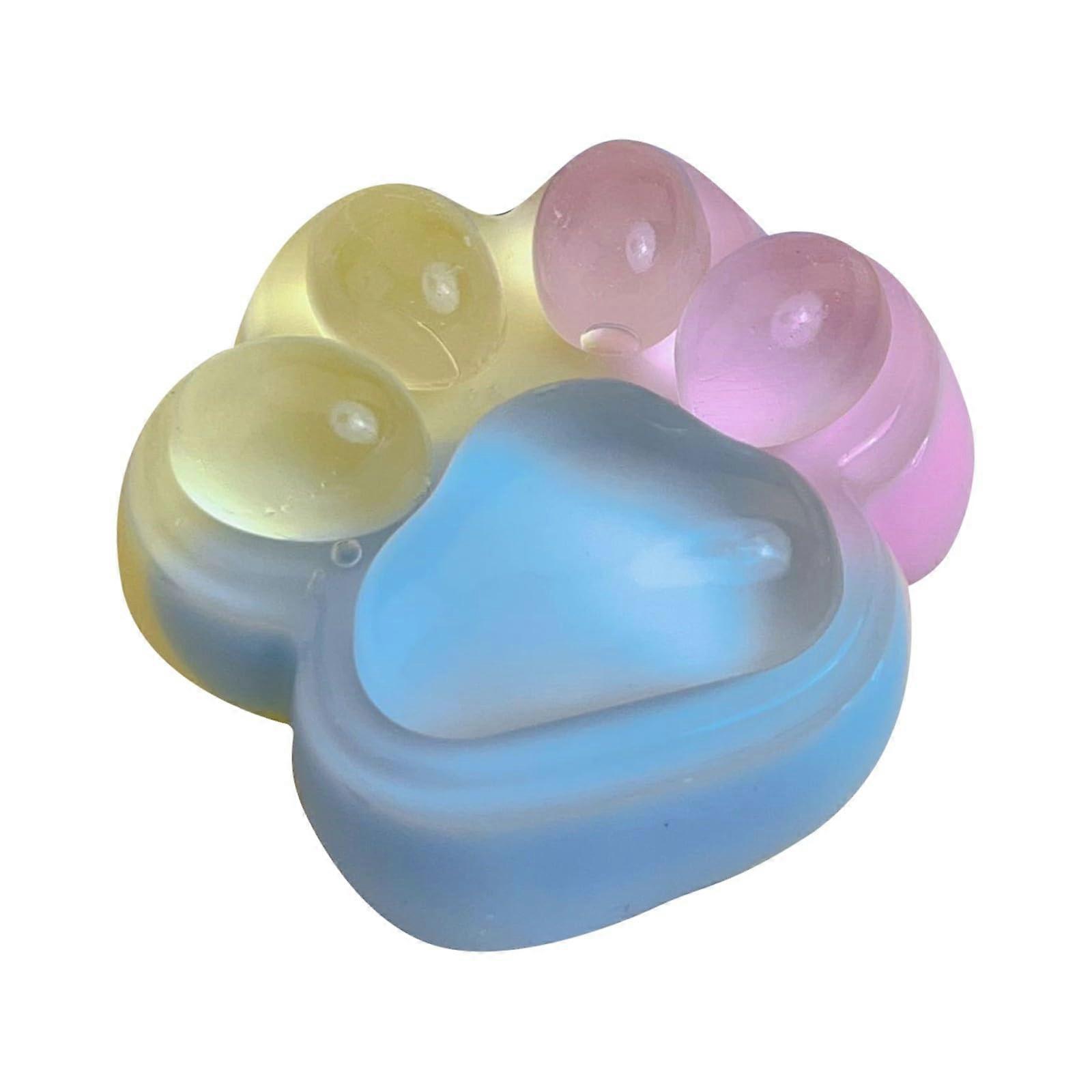 Giant Paw Cat Toy 7x6cm Squishy AntiStress Toy for All Ages Lightblue