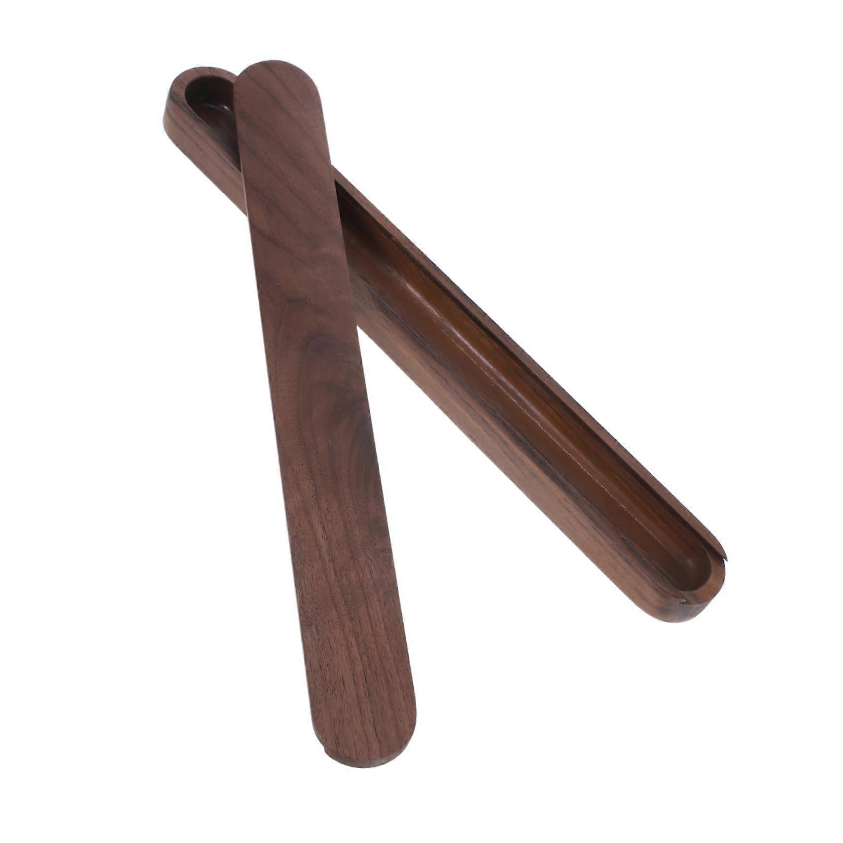 Wooden Chopstick Storage Box, Reusable Wooden Chopsticks, Chopstick Holder, SlidingLid Chopstick Case