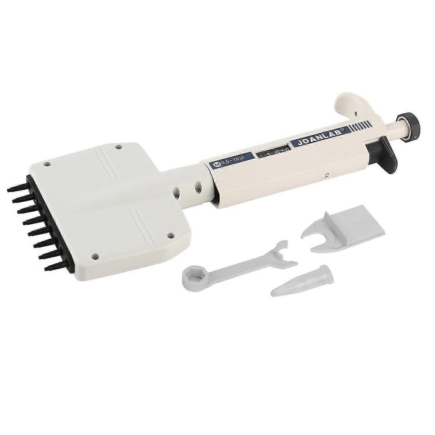 8-Channel Vraiable Volume Manual Adjustable Pipettor Pipet Laboratory Tool 0.5-10l