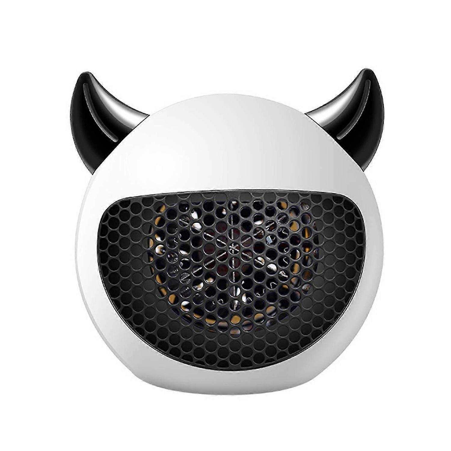 Mini Heater Rapid Heating Constant Temperature Cute Devil Shape Compact Portable Electric Space Warmer White CN Plug 220V