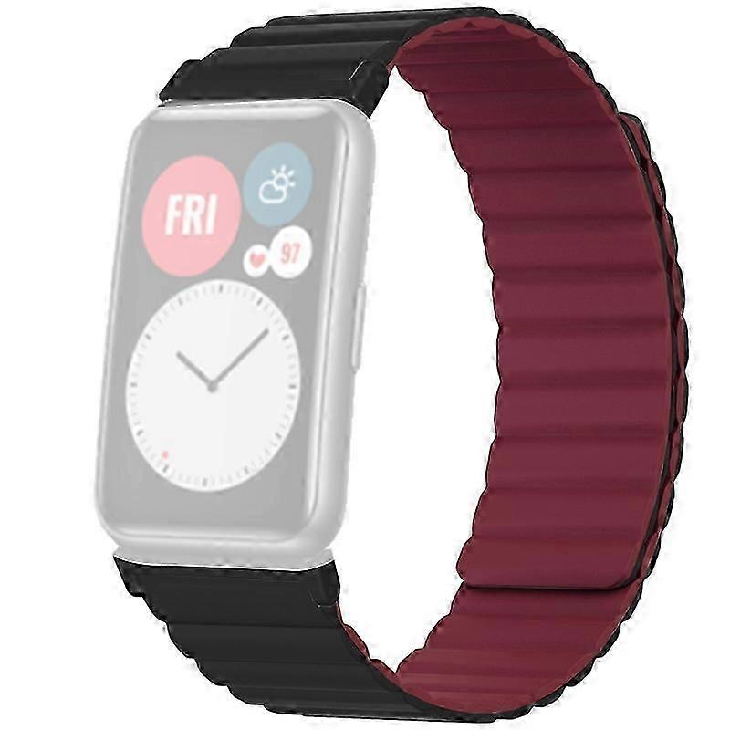 Replacement Magnetic Silicone Strap for Smartwatch Compatible with Certain Brands