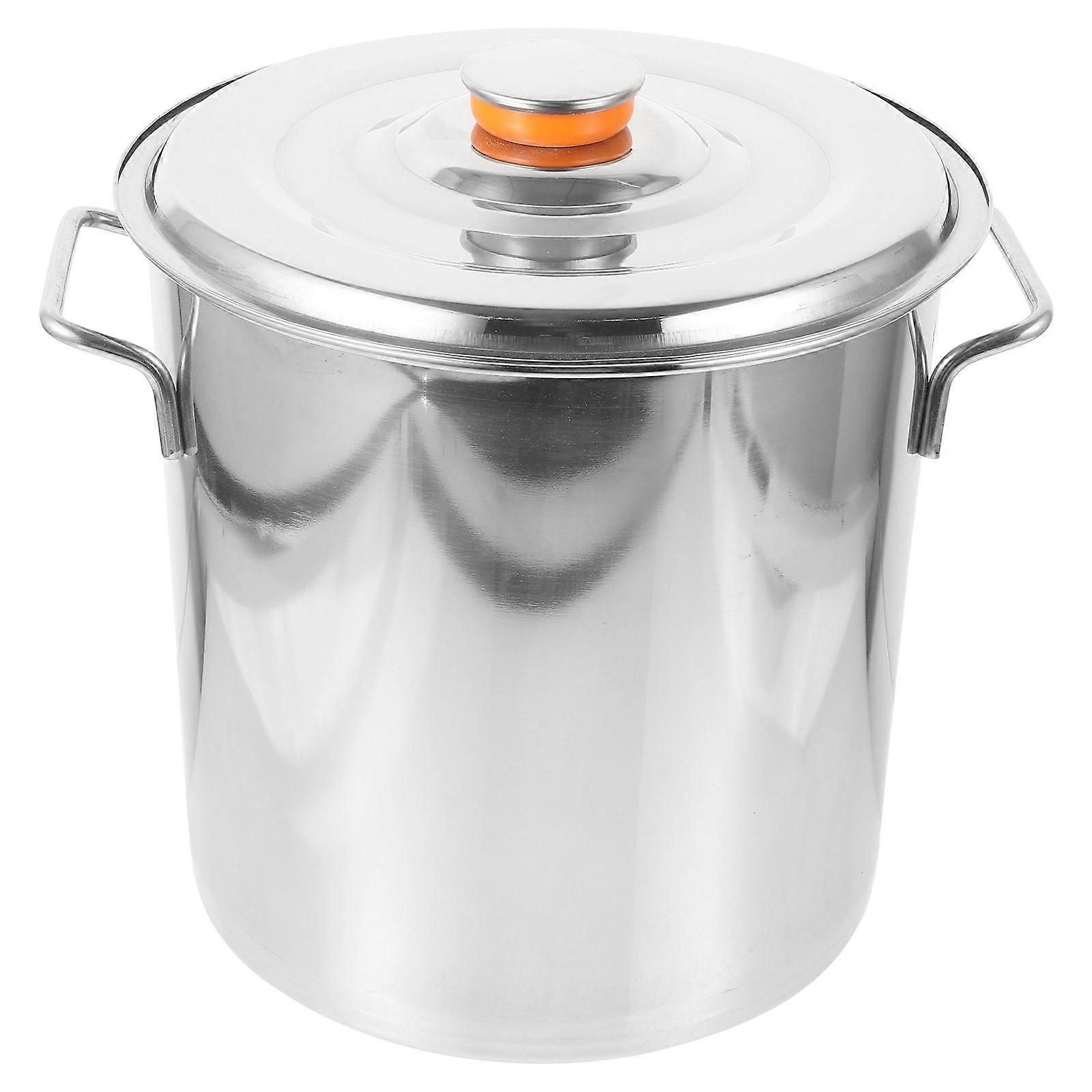 Stainless Steel Crawfish Pot for Kitchen – Heat Resistant, Easy to Clean, Side Handles for Seafood Stews