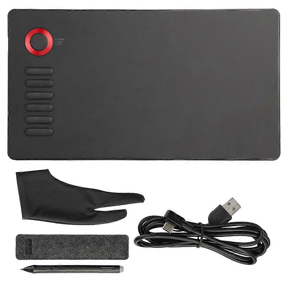 English Graphic Drawing Tablet Digital Panel Painting Computer Tablet for Windows/Mac