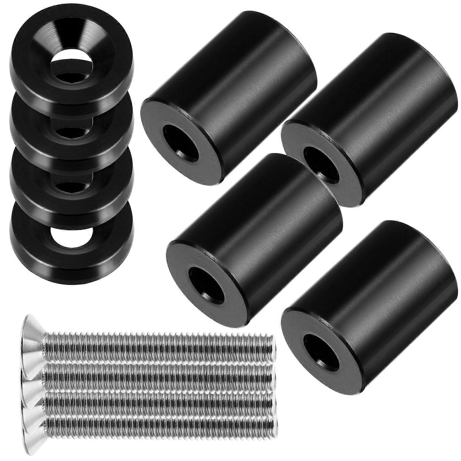 Engine Hood Spacer Riser Kit for Ventilation – Durable Resistant Design with Screws and Washers