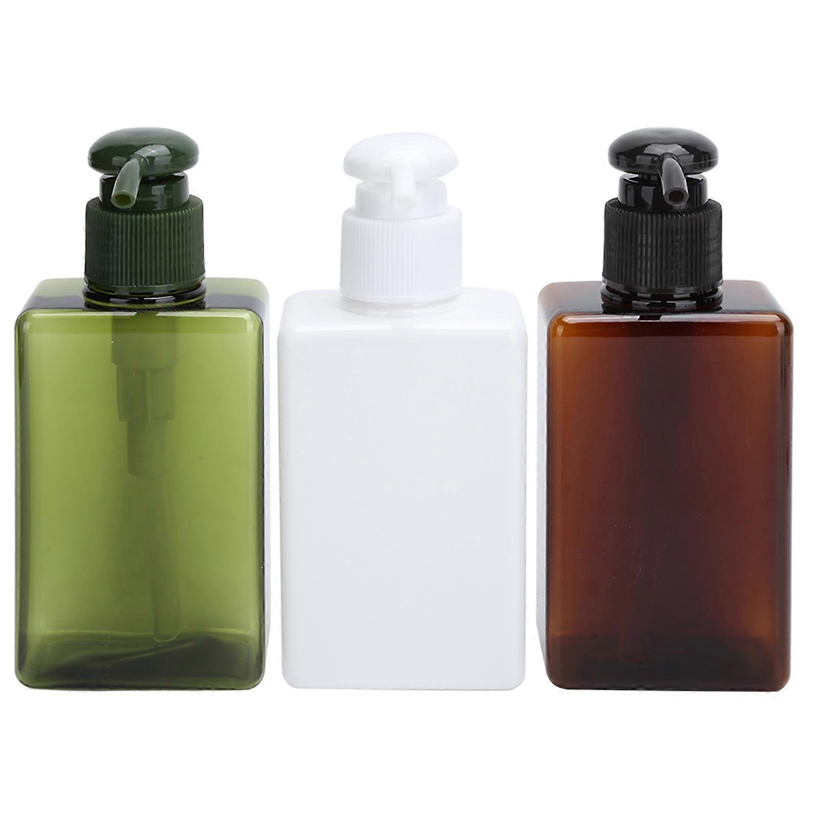 3PCS Soap Dispenser Bottle Press Type Lotion Body Soap Empty Pump Bottle Set 150ml