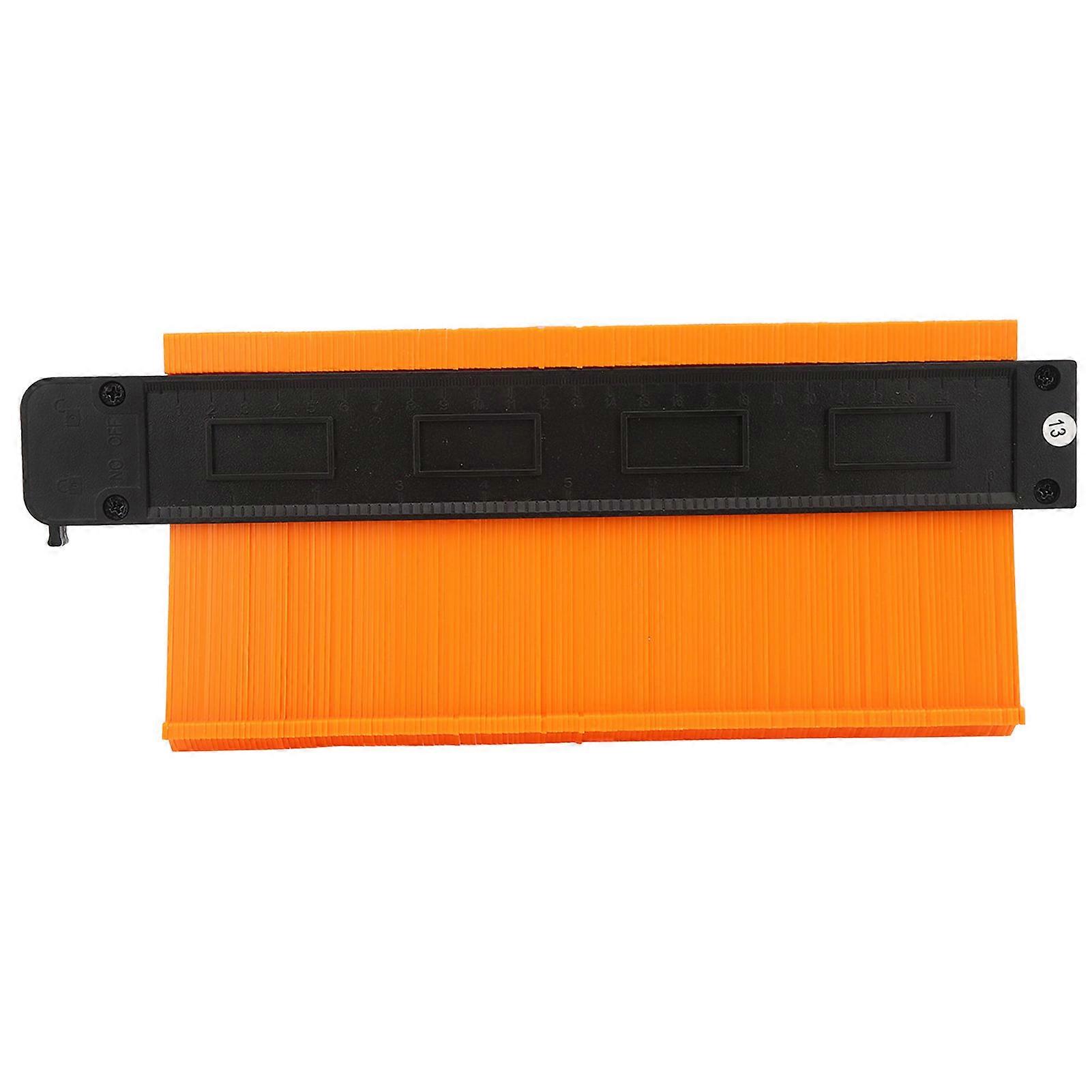 Multifunction 10in Irregular Measuring Contour Gauge Ruler with Lock Woodworking Template Tool