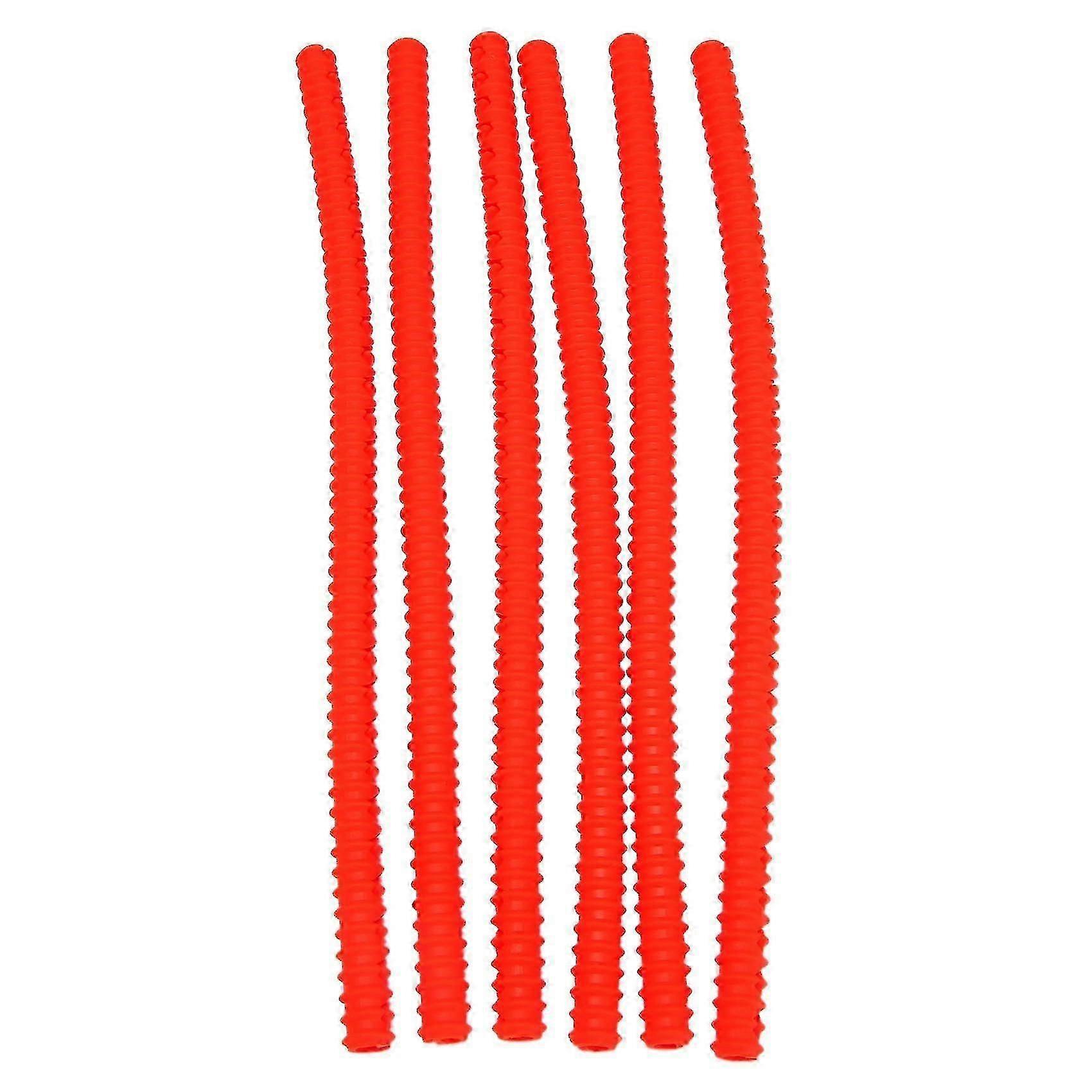 Silicone Oven Rack Guards 6 Pack,Oven Rack Edge Protector Guard Cover,14 Inch Long,Prevent Hand/Arm