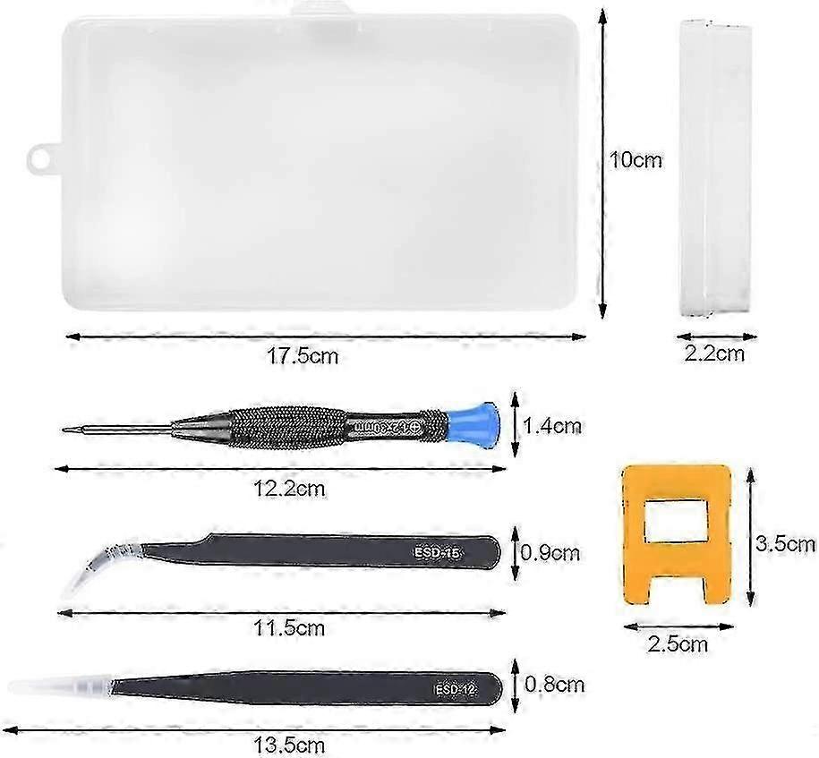 AURA Screwdriver, Eyeglass Screwdriver, 18pcs Screwdriver Set Precision Mini