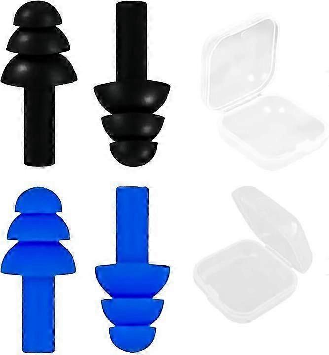 Pairs Silicone Ear Plugs, Swimming Ear Plugs, Ear Plugs for Sleeping, Noise Reduction Ear Plugs, for Swimming, Sleeping, Working