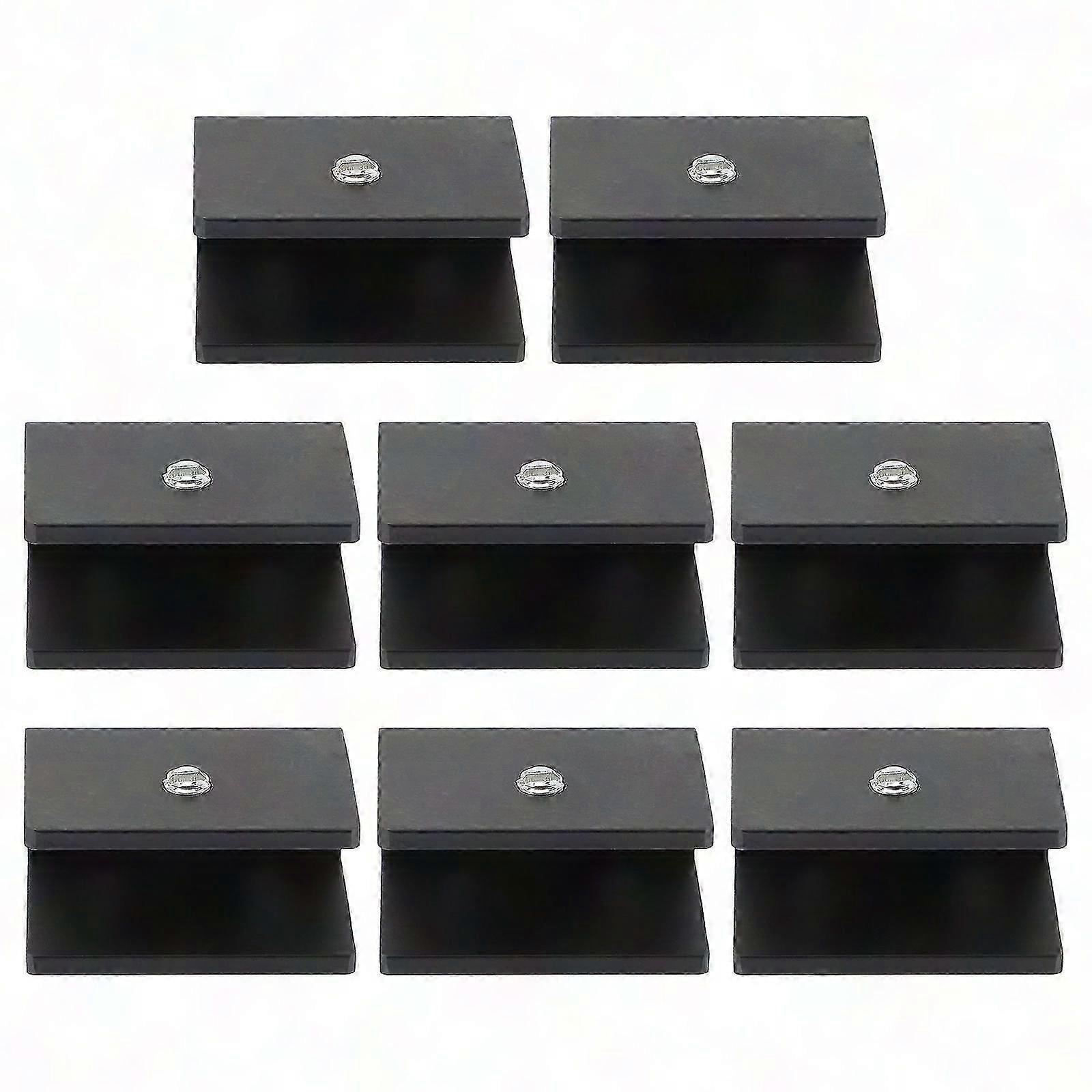 Efficient Glass Shelf Clamps for Home Organization & Space Saving