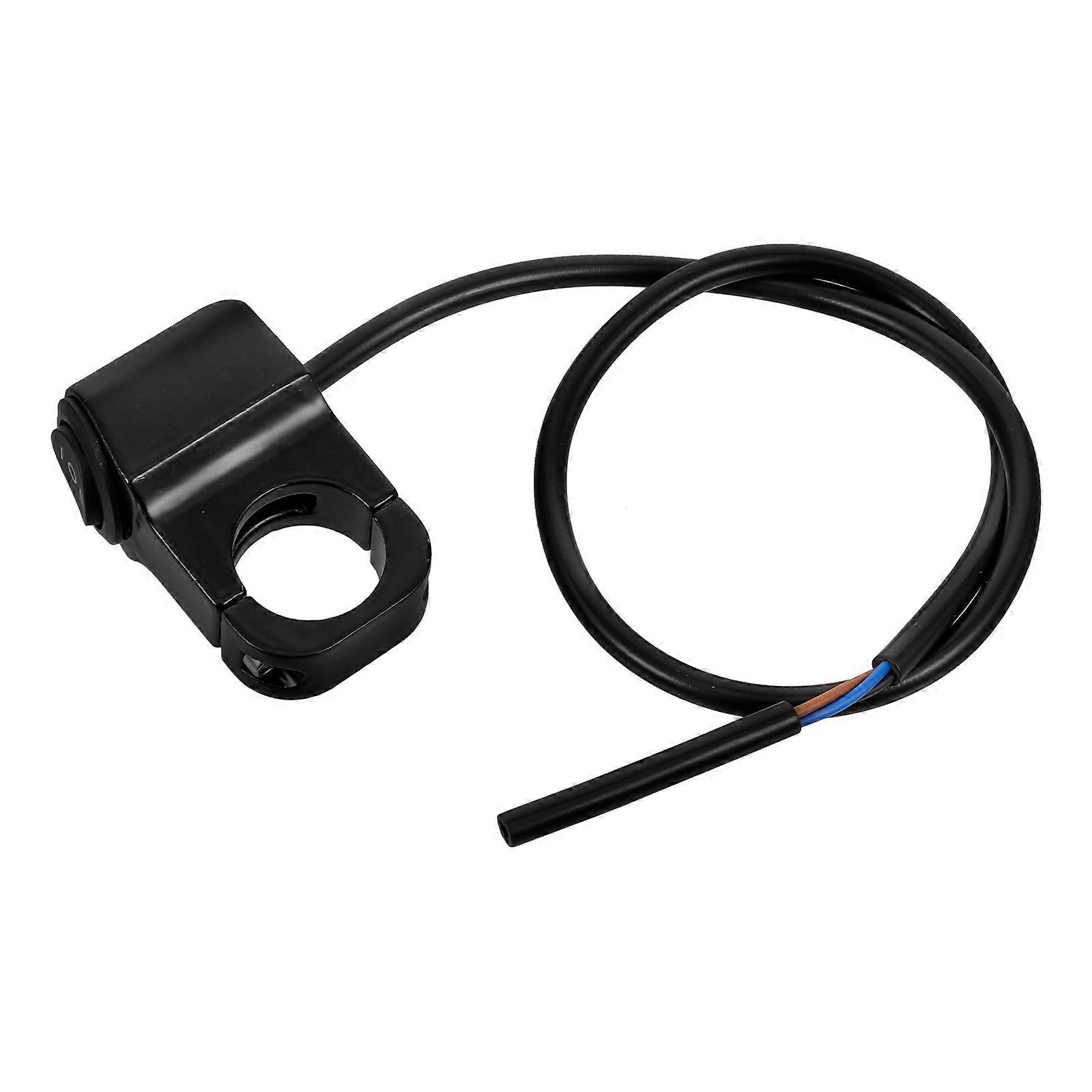 Turn Signal Switch Motorcycle Handlebar Light Switching Daytime And Nighttime Driving Black 1Pcs