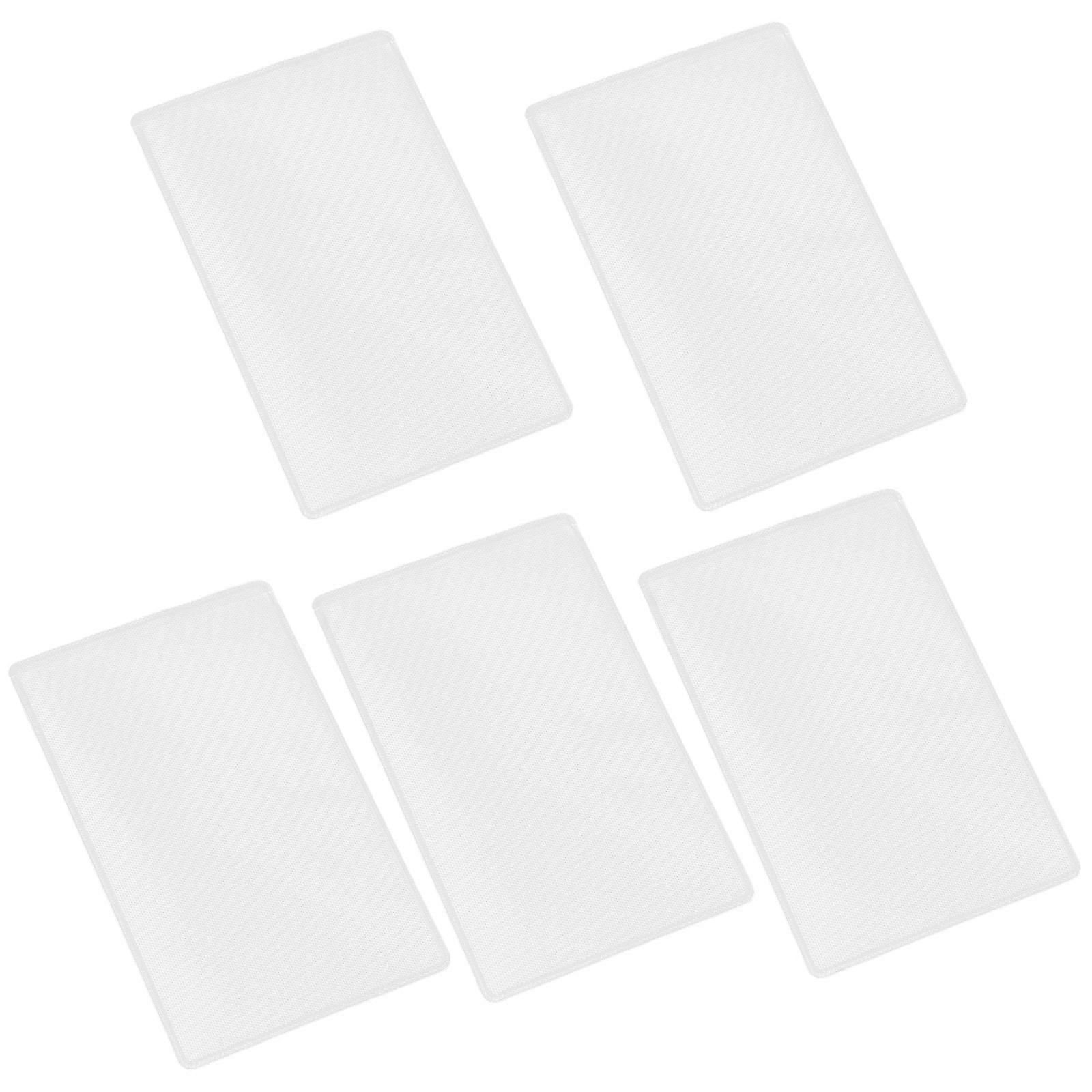 ID Card Protector Clear Sleeves For Cards General Users Ultrathin .50X5.80X0.10CM 5Pcs