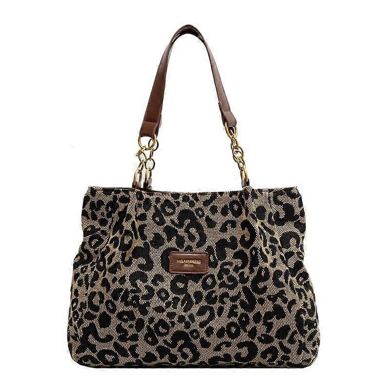 Canvas Tote Bag Leopard Print | Large Size, Durable Material, Stylish Everyday Use, Versatile Design