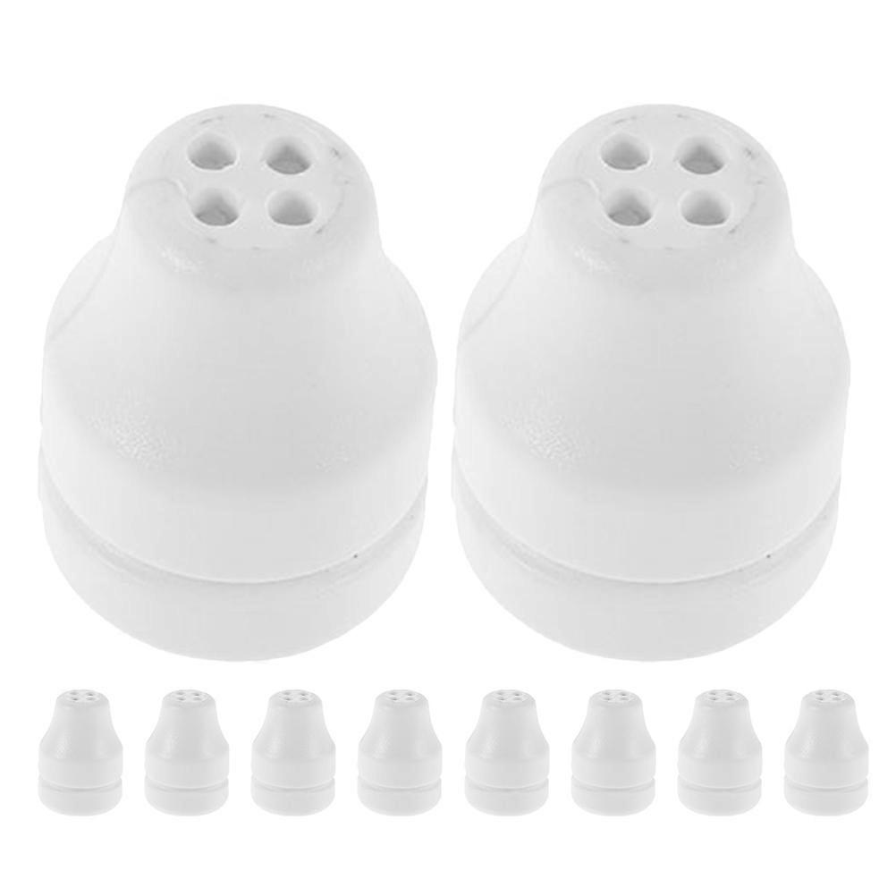 10pcs White Plastic Louver Pendant Window Blinds Holders for Office Curtains Easy Install Window Curtain Accessories