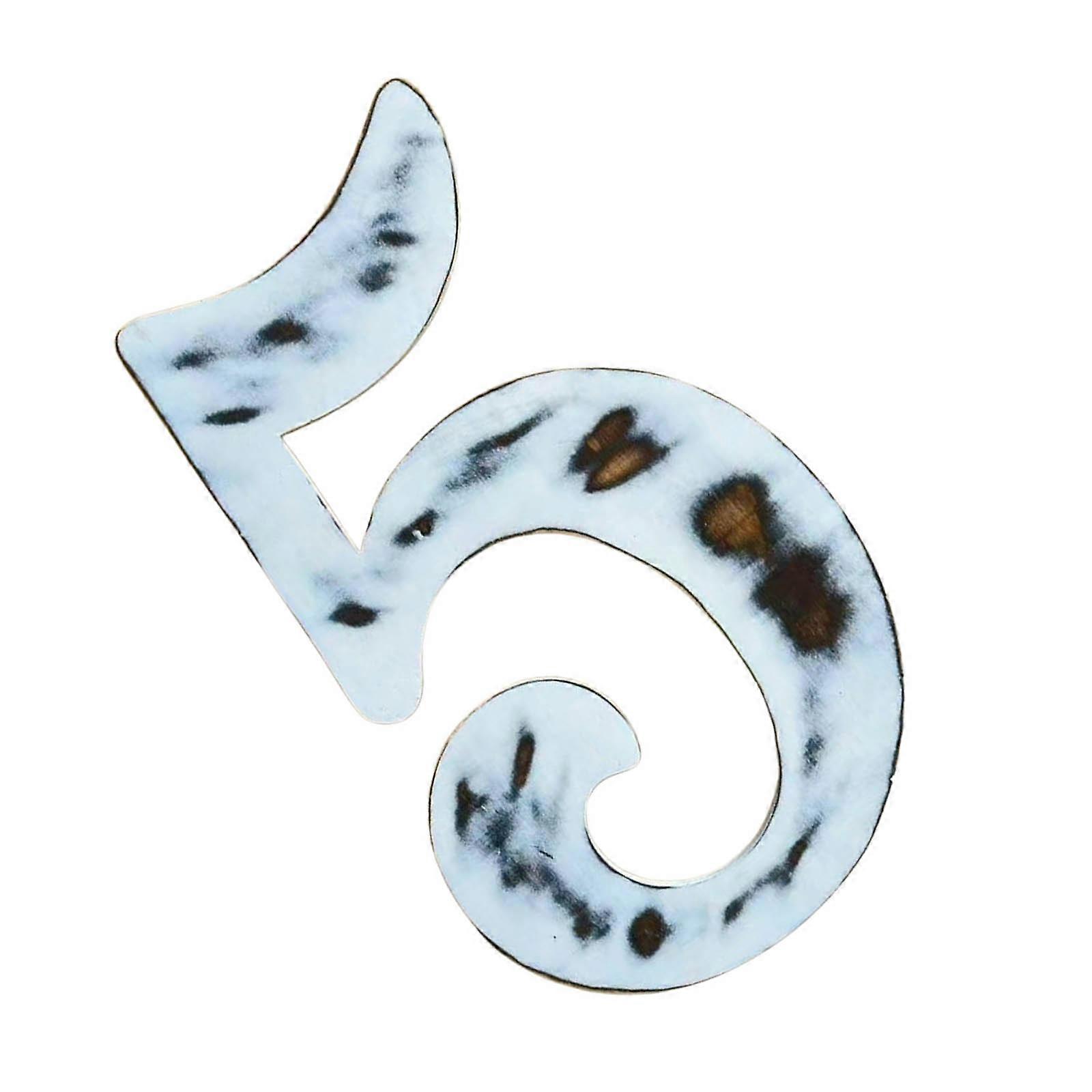Handmade Retro Style Wooden Numbers Smooth Finishes Wood Number Shape 59cm Height for Infant & Child Photoshoots Multicolor