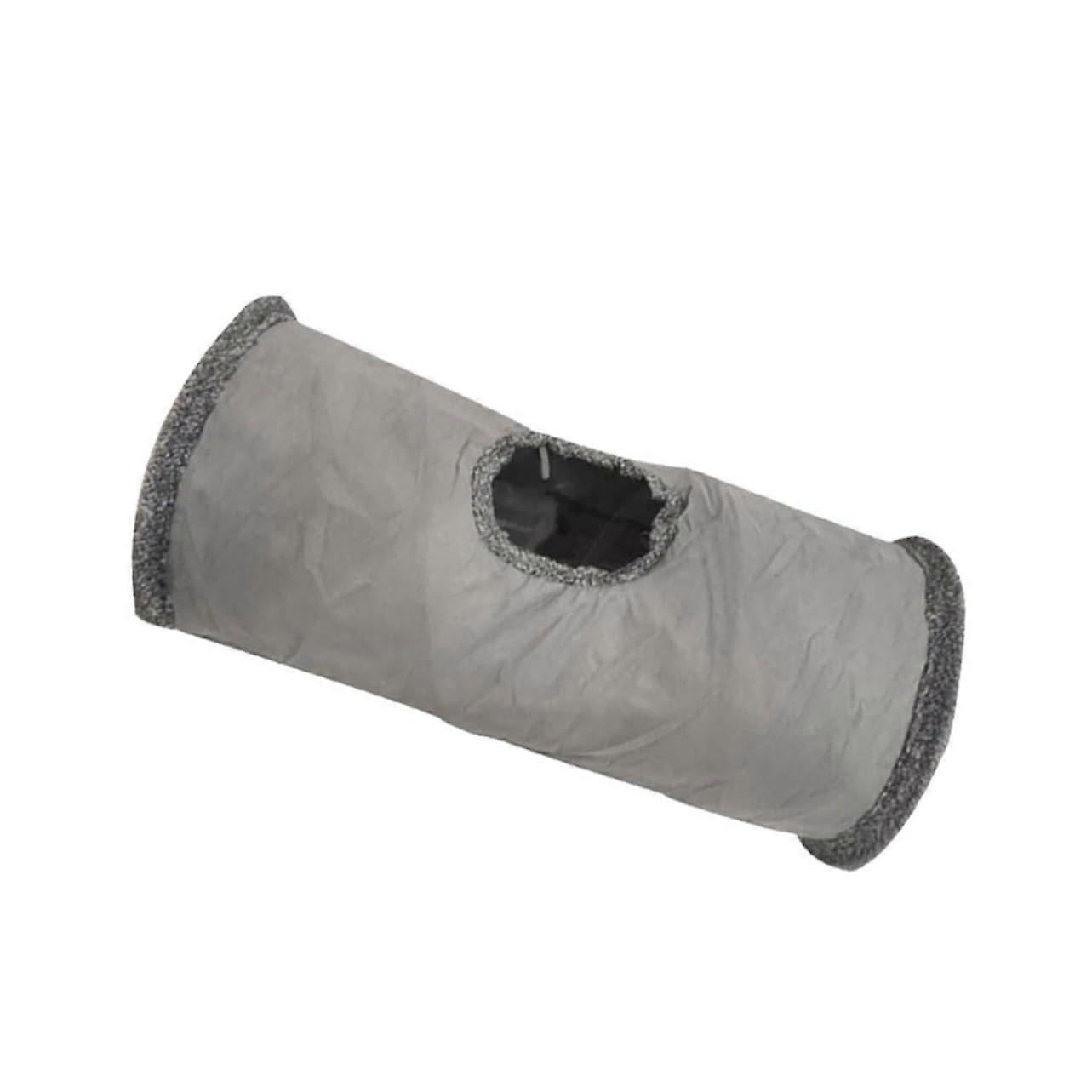Foldable Cat Tunnel Made of Suede for Cats, Cuddling Nest and Toy for Small Pets, Kittens, Puppies, and Rabbits
