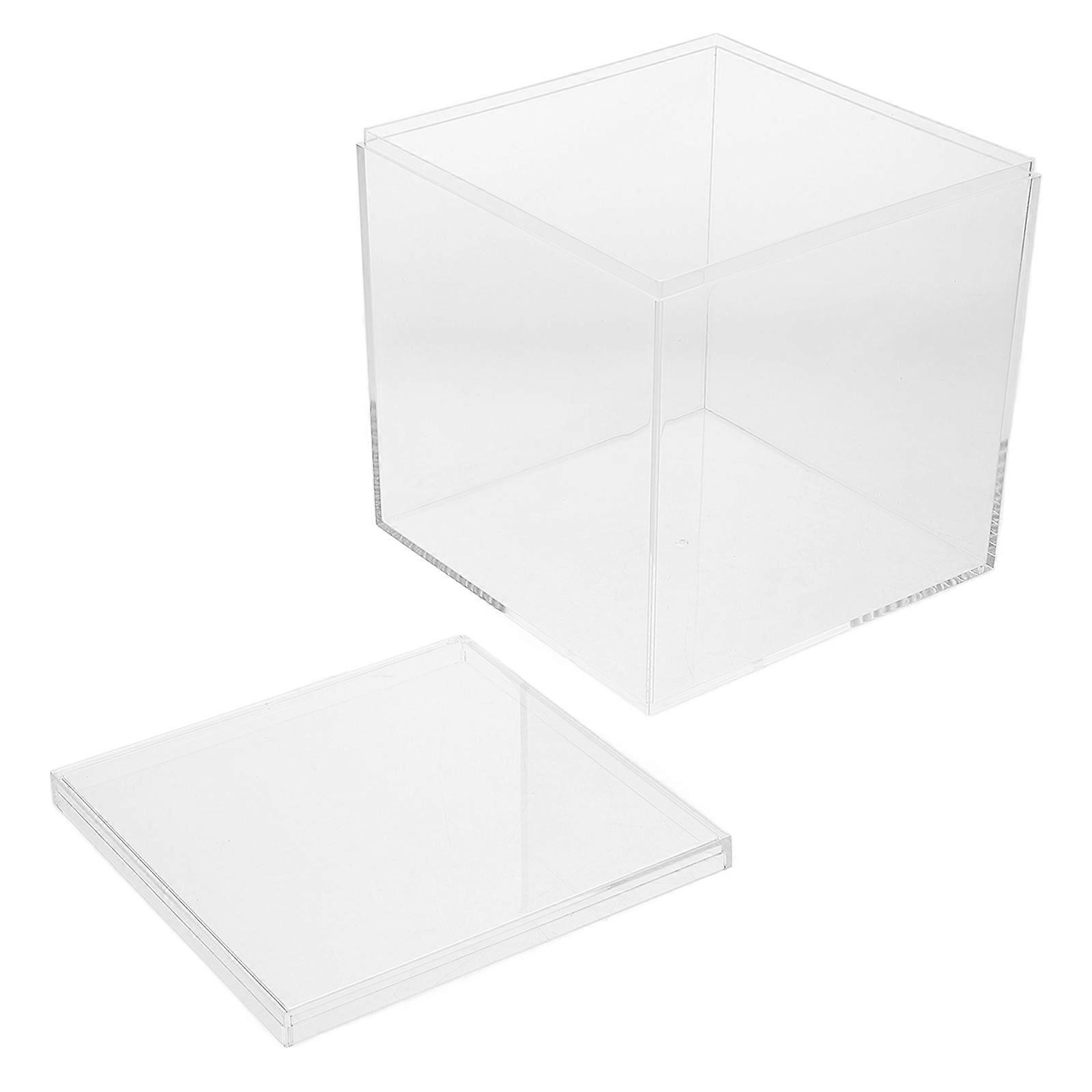 Transparent Plastic Storage Box for Jewelry and Trinkets Clear Display Box Multipurpose Container