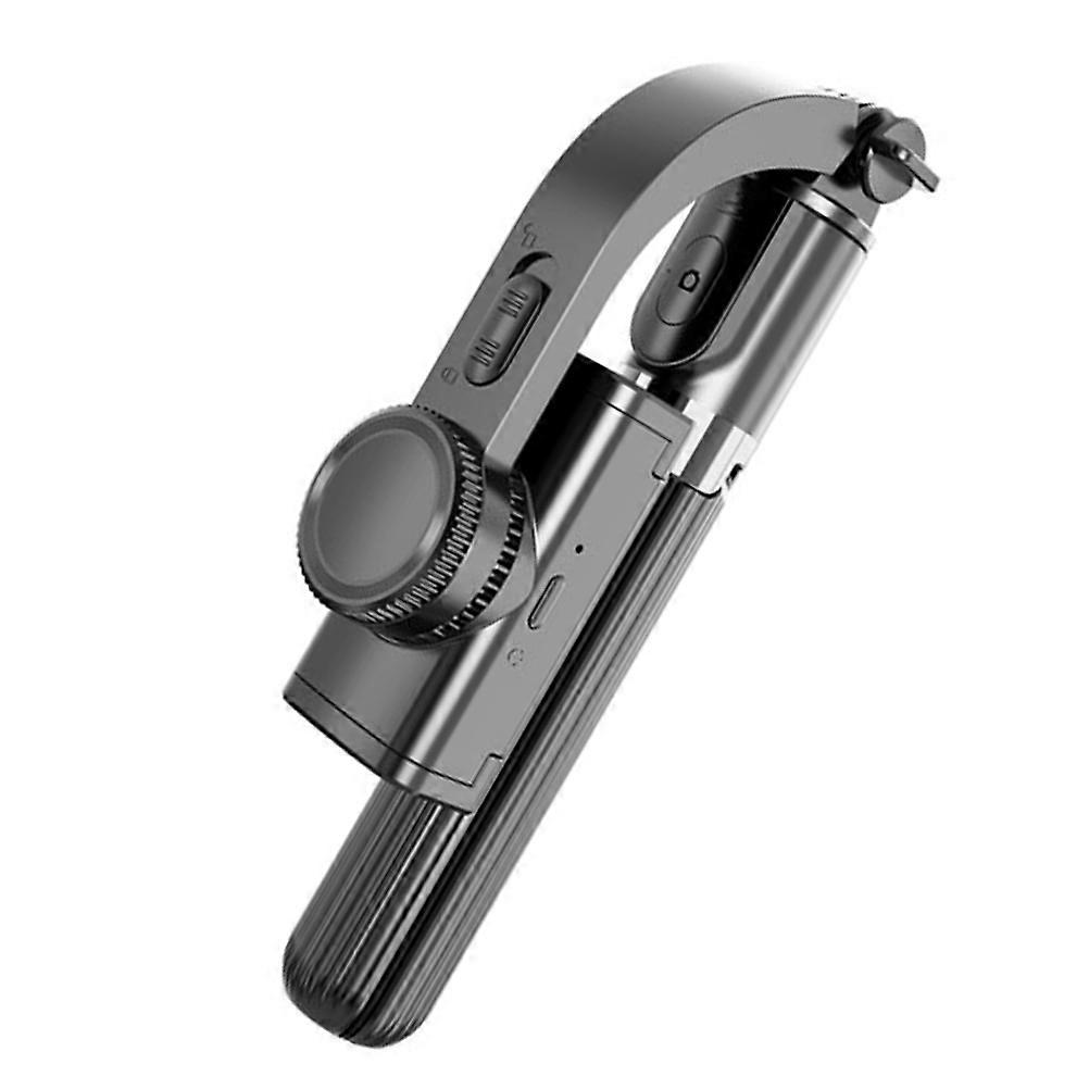Cellphone Gimbal Stabilizer Tripod for Smooth Live Streaming with Automatic Balance and Built in Battery – Black