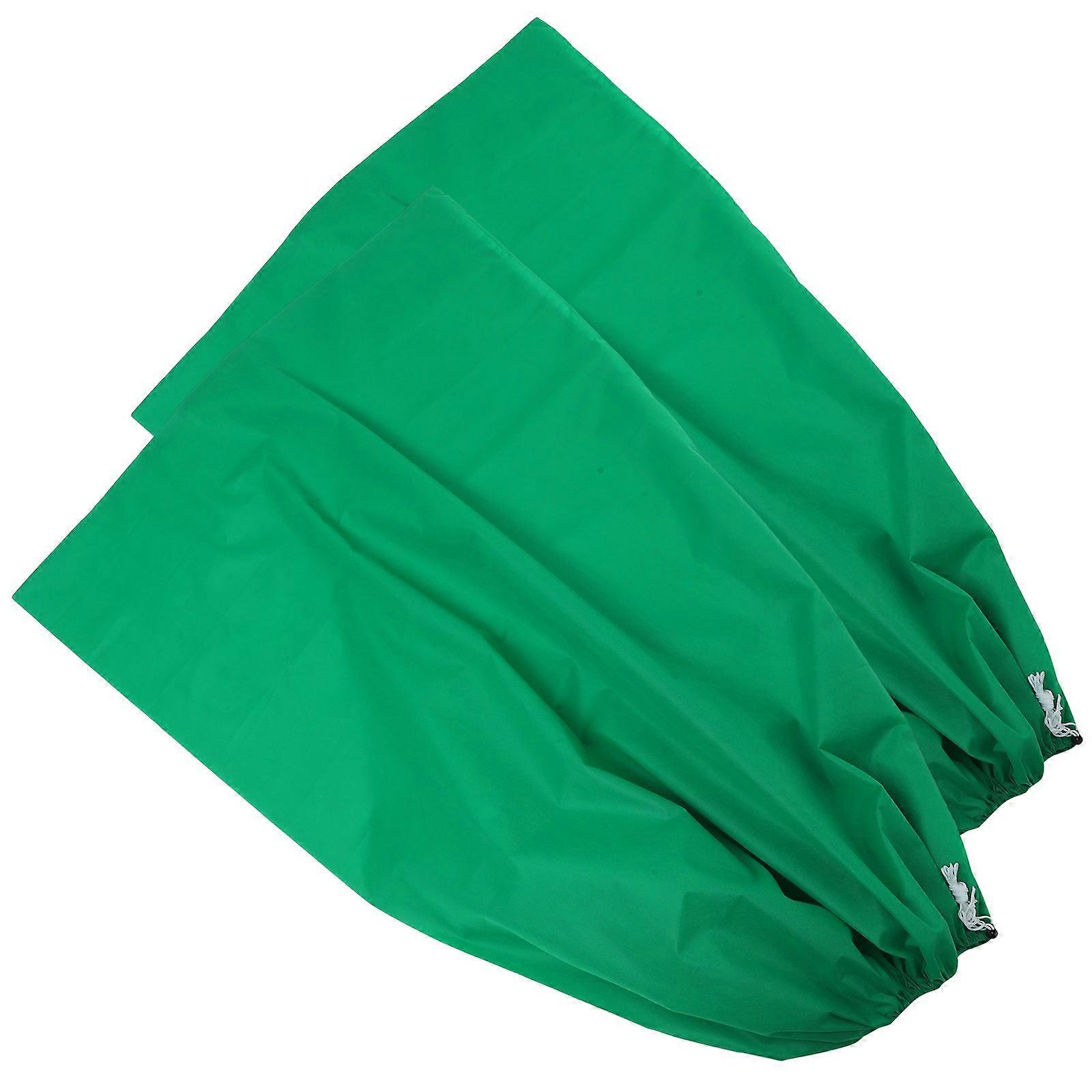 Frost Protection for Trees with Drawstring Bottom Non Woven Fabric Green Plant Covers for Winter 2Pcs