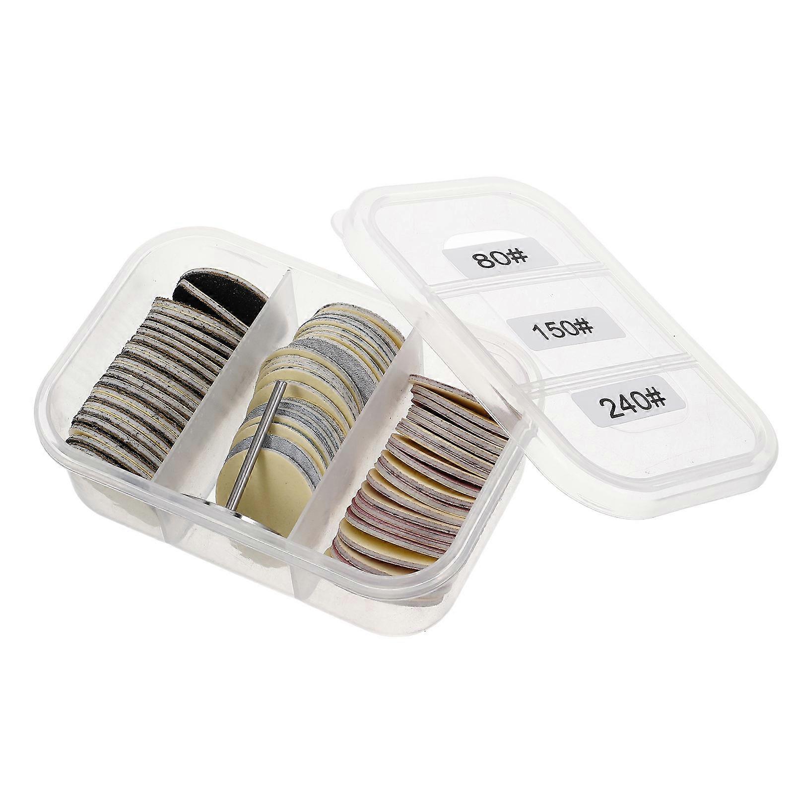 60pcs Nail Sanding Discs for Feet Remover Pads with Assorted Grits for Smooth, Effortless Nail Care