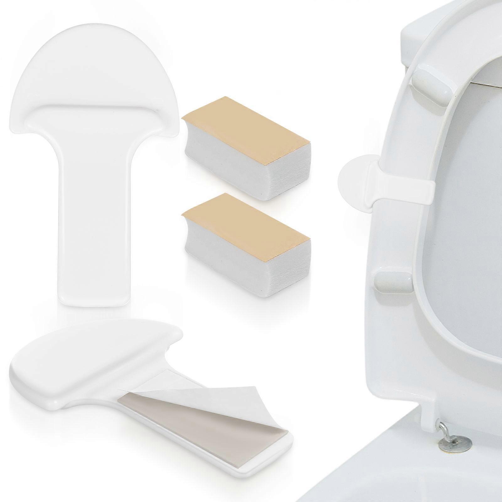 Toilet Seat Handle To Lift Lid Opening And Closing Home Use Sleek Design ABS Material Maintain Cleanliness 2Pcs