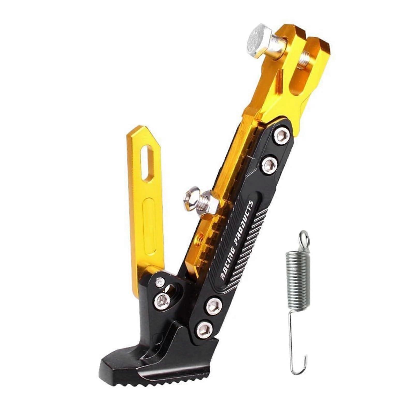 Motorcycle Parking Stand Adjustable Side Support 1Pc Foot Holder for Motorbike Parking Stability and Safety