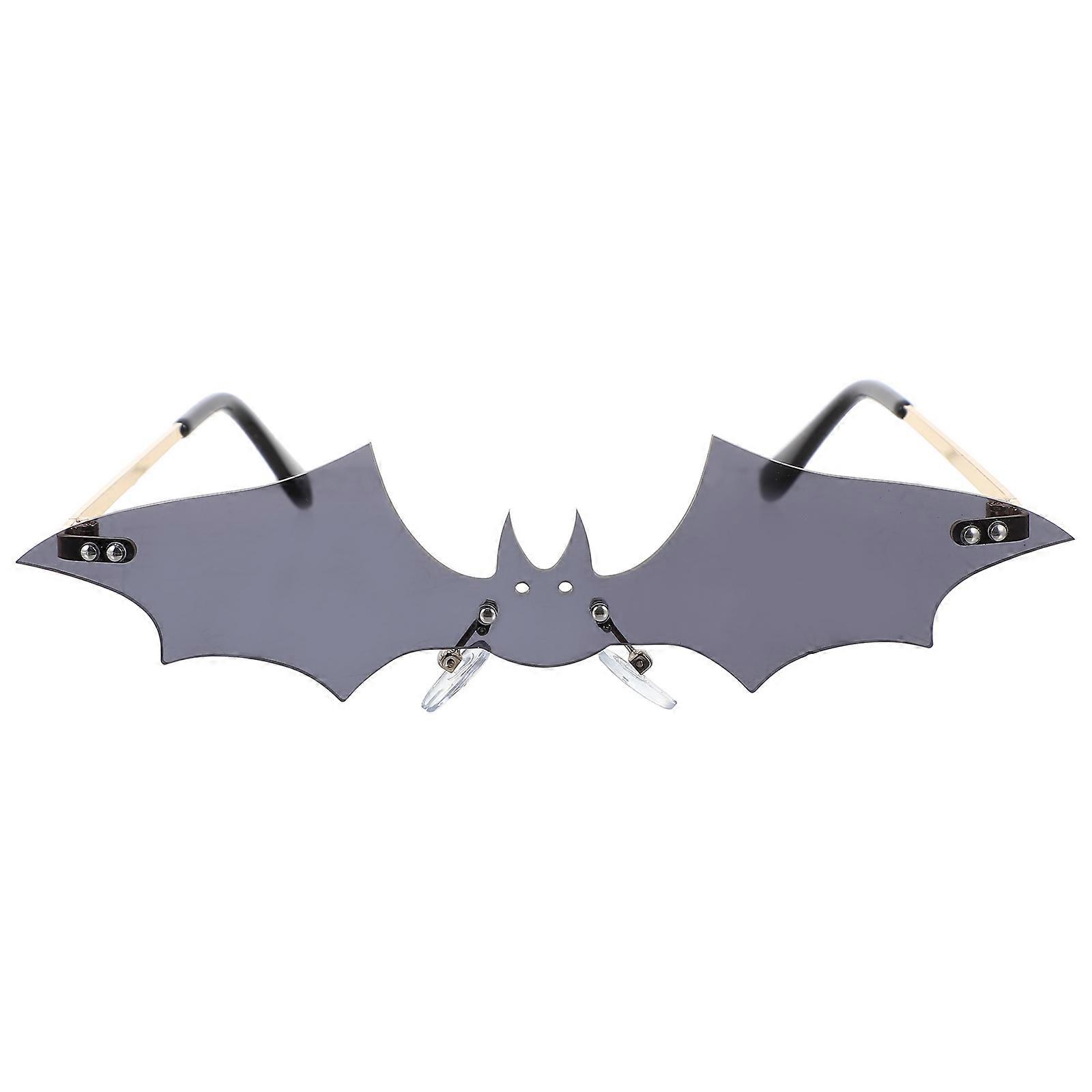Hawaii Party Sunglasses with Bat Shape Grey Color for Daily Use and Events