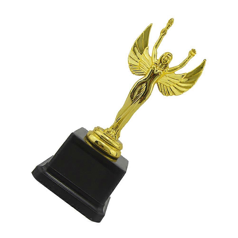 Golden Plastic Goddess Trophy for Awarding Encouraging Small Trophy Prize