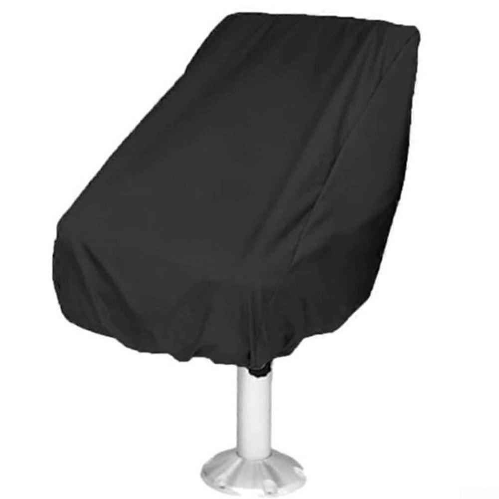 Waterproof and dustproof boat seat cover made from 420D material for enhanced durability and protection (black).