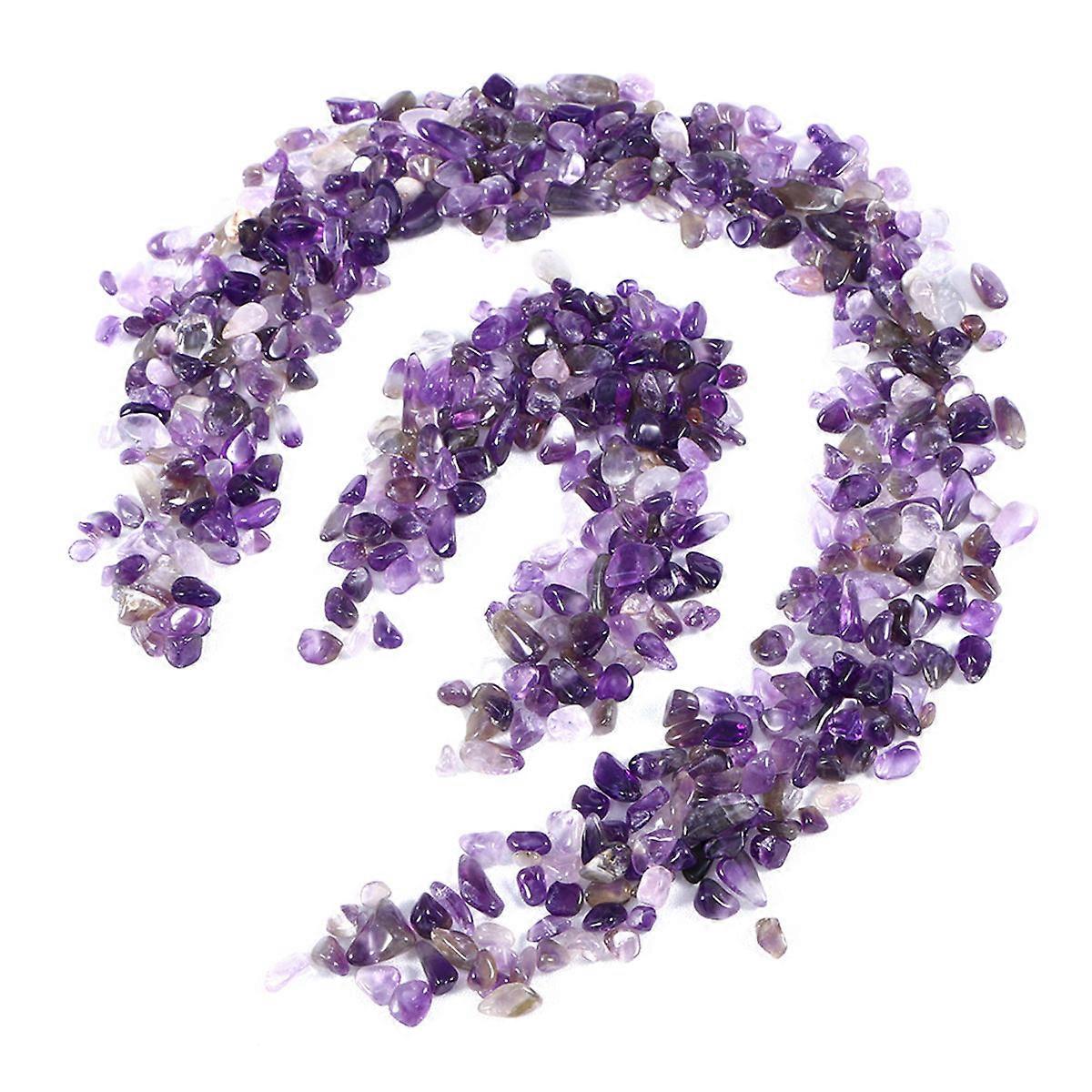 Natural Crystal Gravel 100G Polished Gravel Mixed Color Decorative River Stones For Decorative Projects In